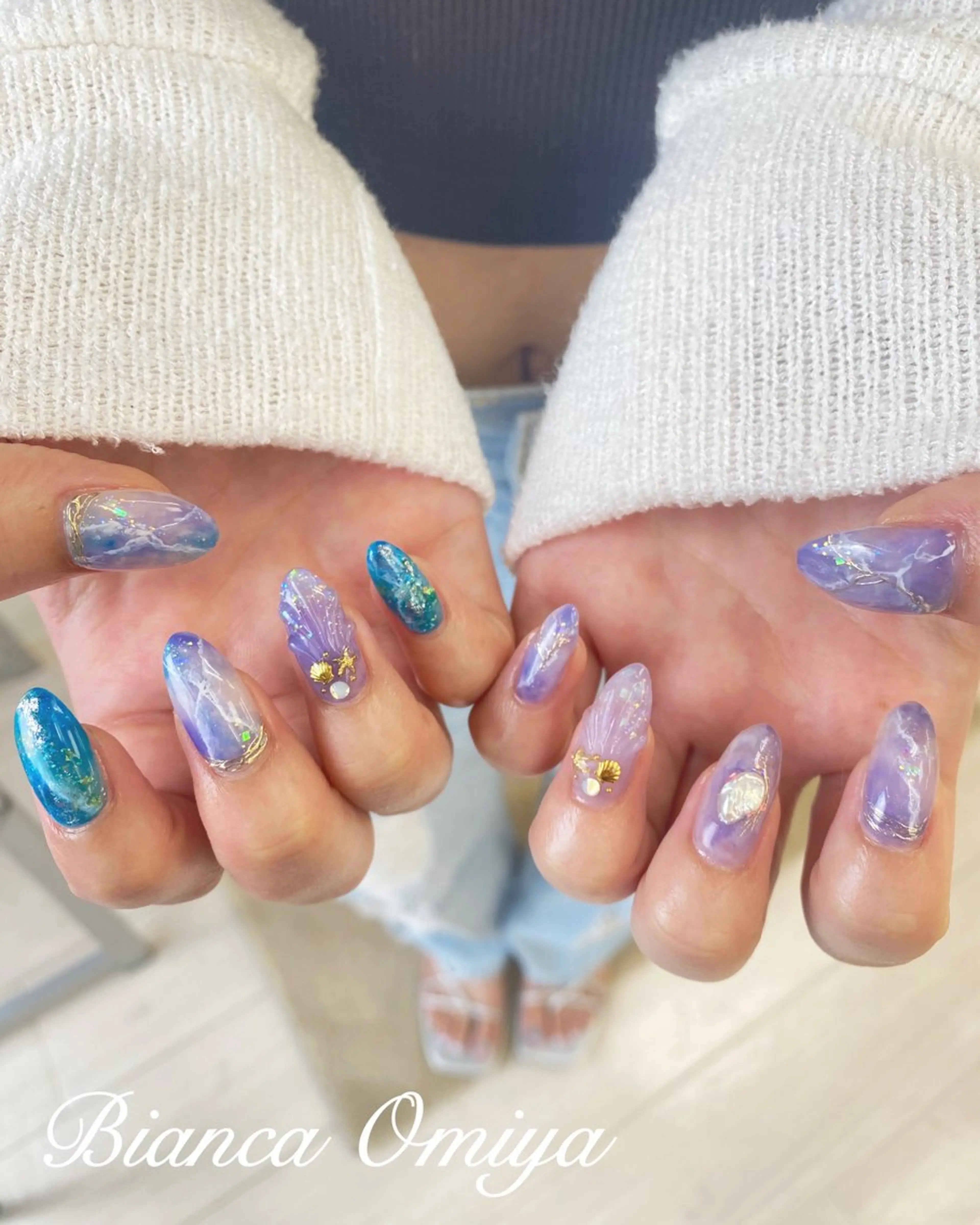 ネイル 岩松 沙耶のネイルデザイン