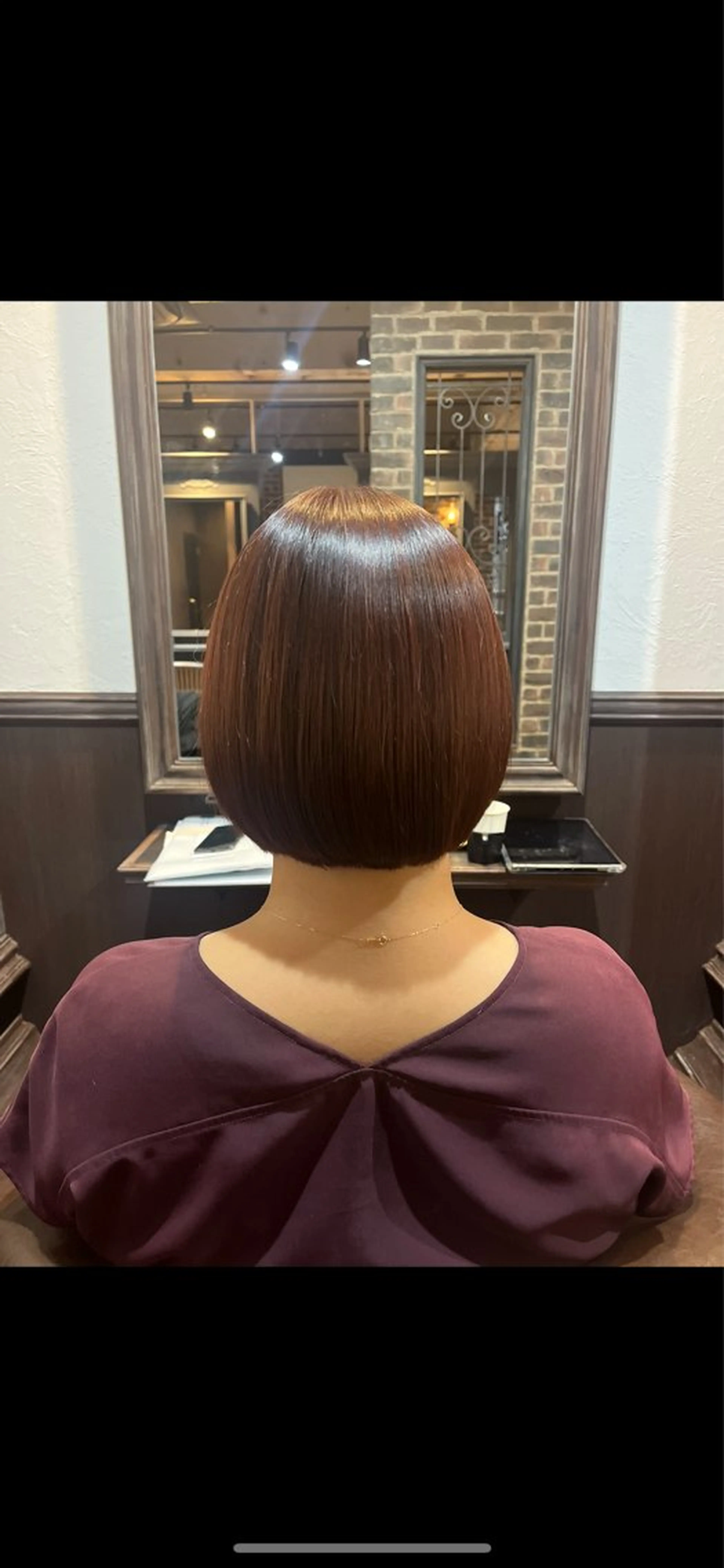 ショート カラー 境 あいみのヘアスタイル