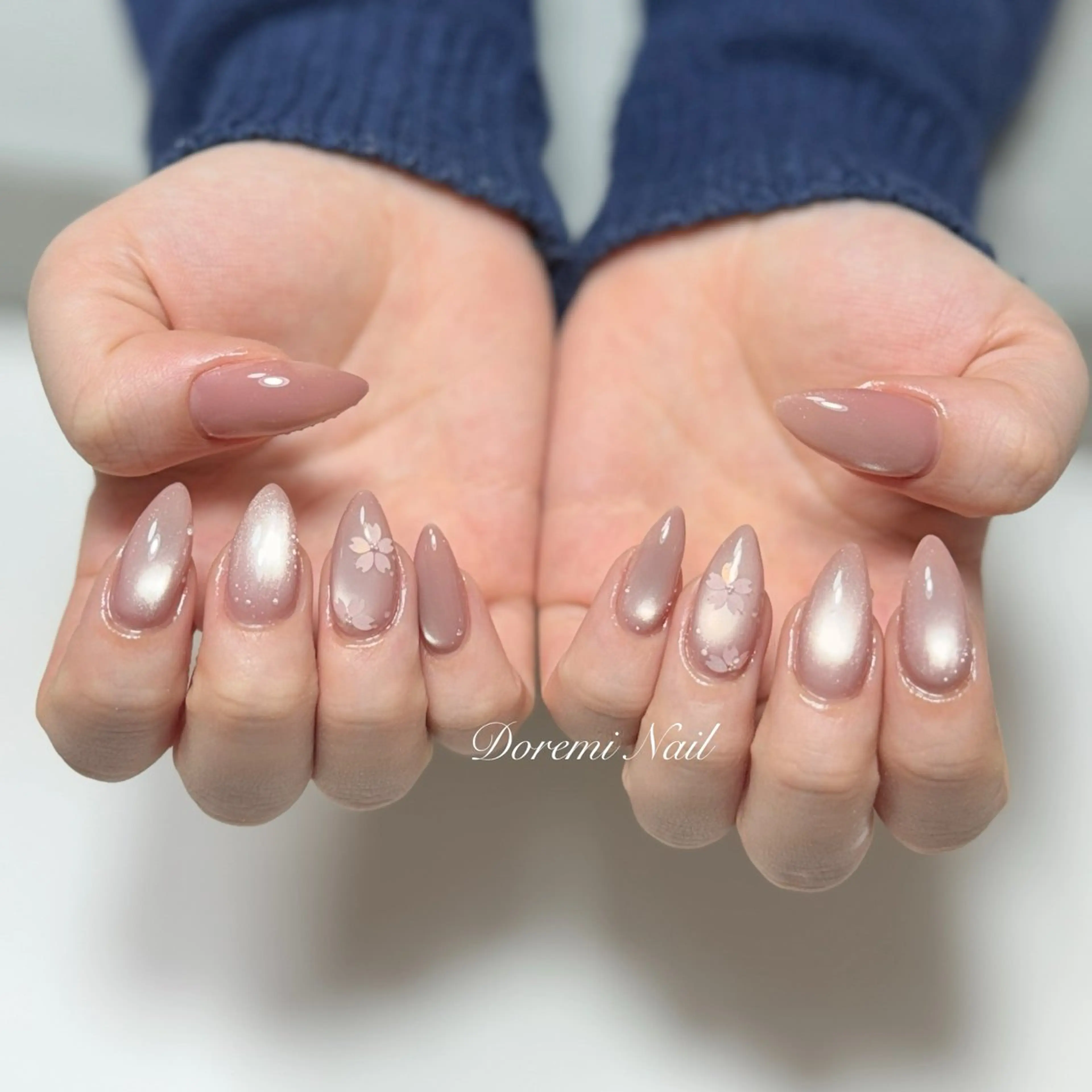ネイル 桜ネイル ハンドネイル Doremi Nailのネイルデザイン