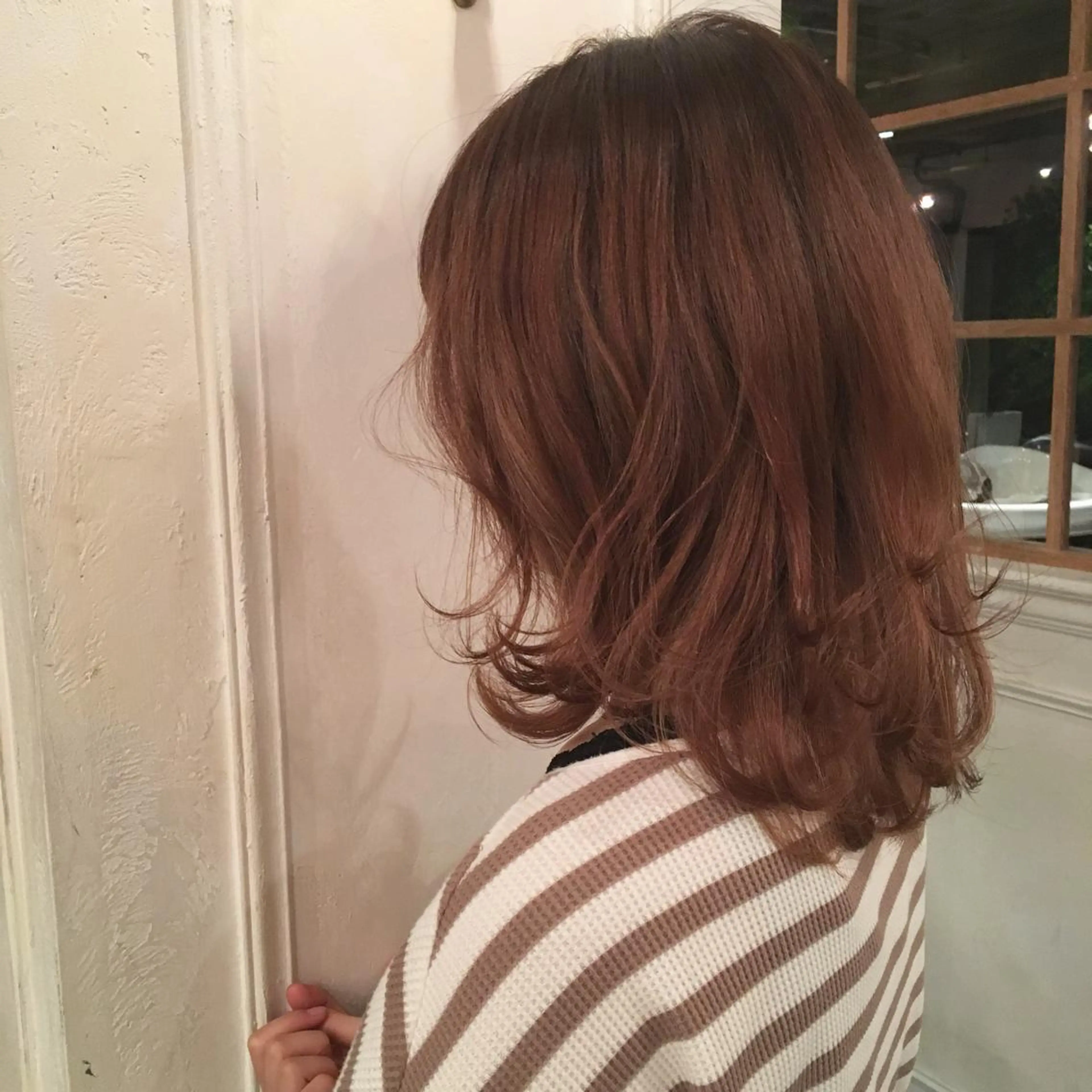 ミディアム カラー カット ヘアカラー 銀座🤍ボブ/ ミディアム/佐野夢美のヘアスタイル