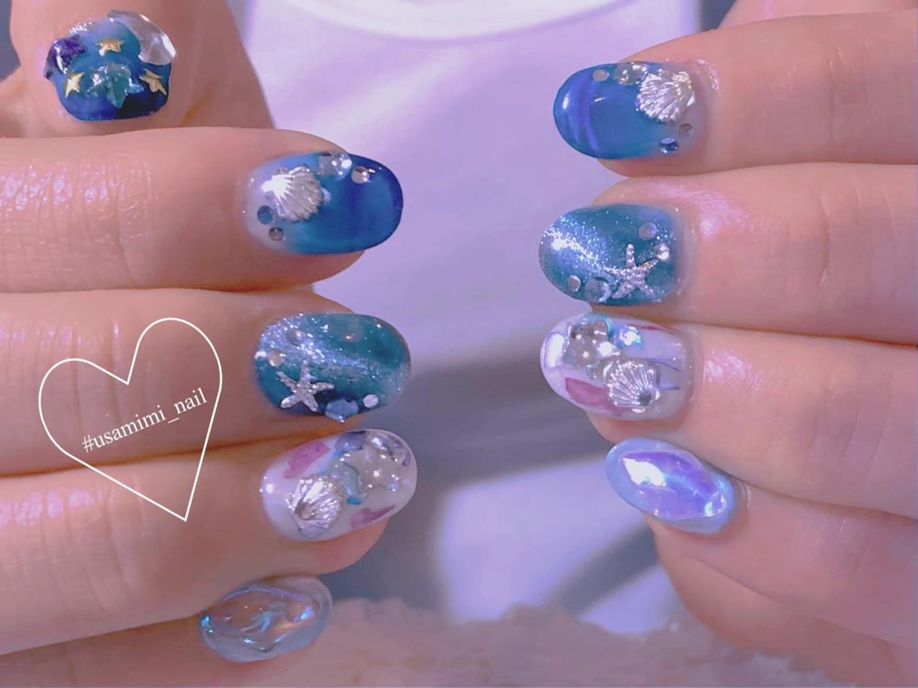 ネイル ハンドネイル USAMiMi 🐰💕のネイルデザイン
