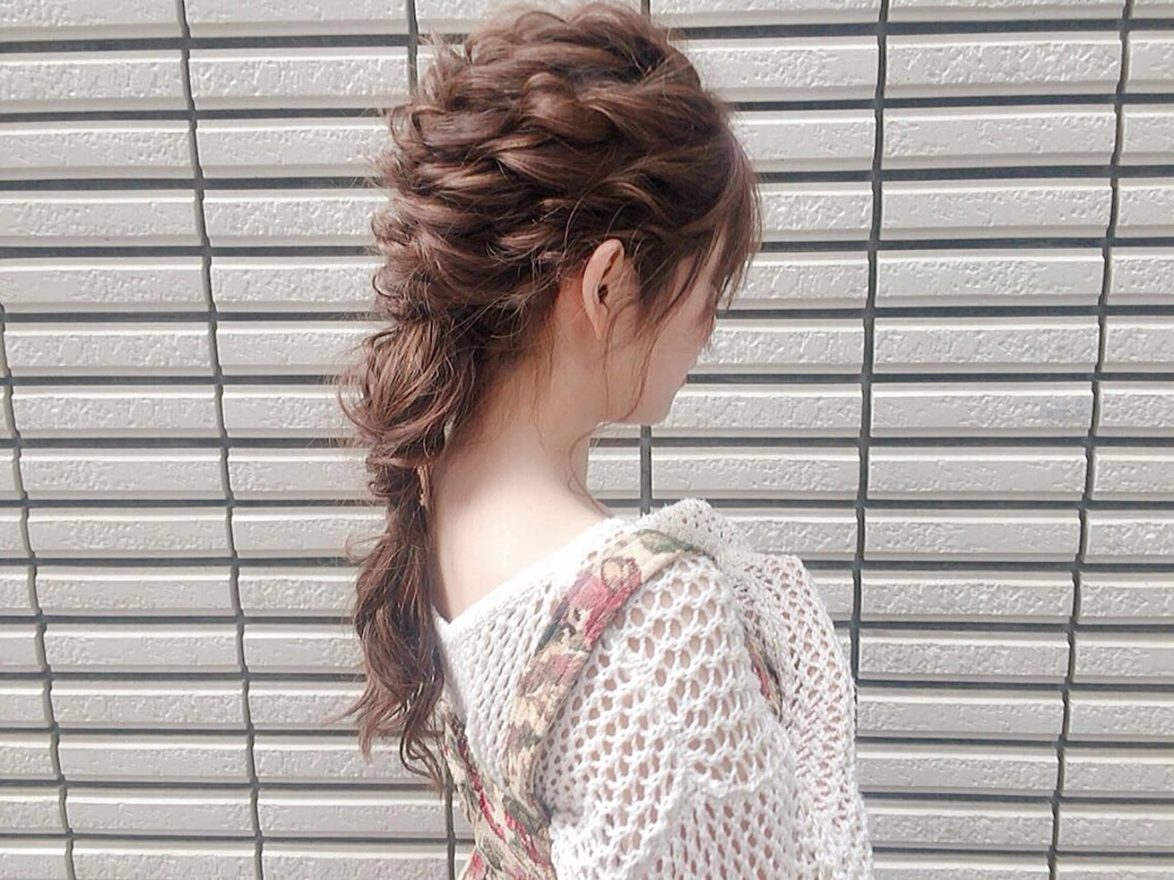 ロング カラー パーマ ヘアアレンジ ヘアセット 透明感♡︎♡︎ 佐々木早苗のヘアスタイル