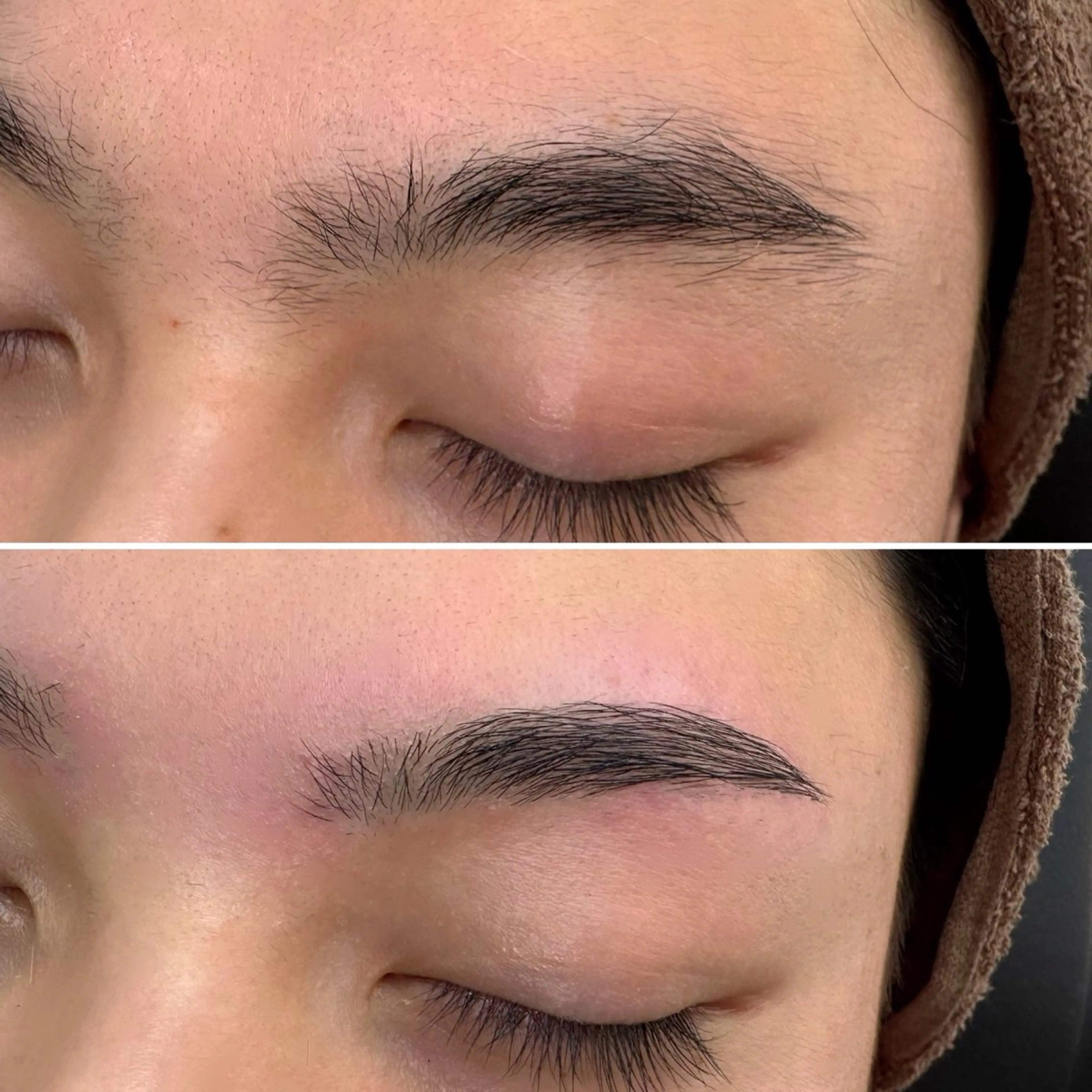 アイブロウ ワックス脱毛 眉カット 🌈推し色派手髪 ハイトーンShinのヘアスタイル