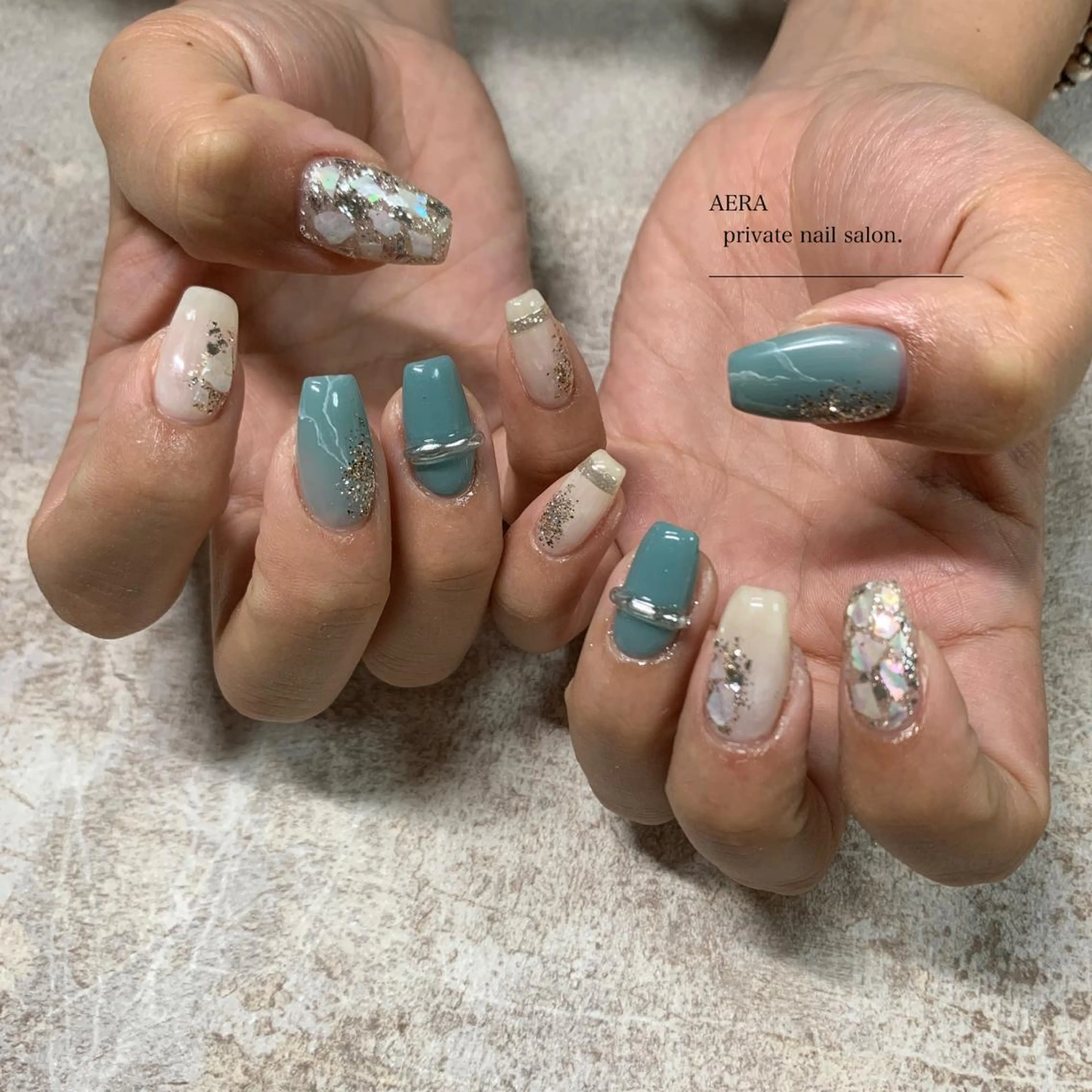 ネイル AERA nail shino🐱⸝꙳のネイルデザイン