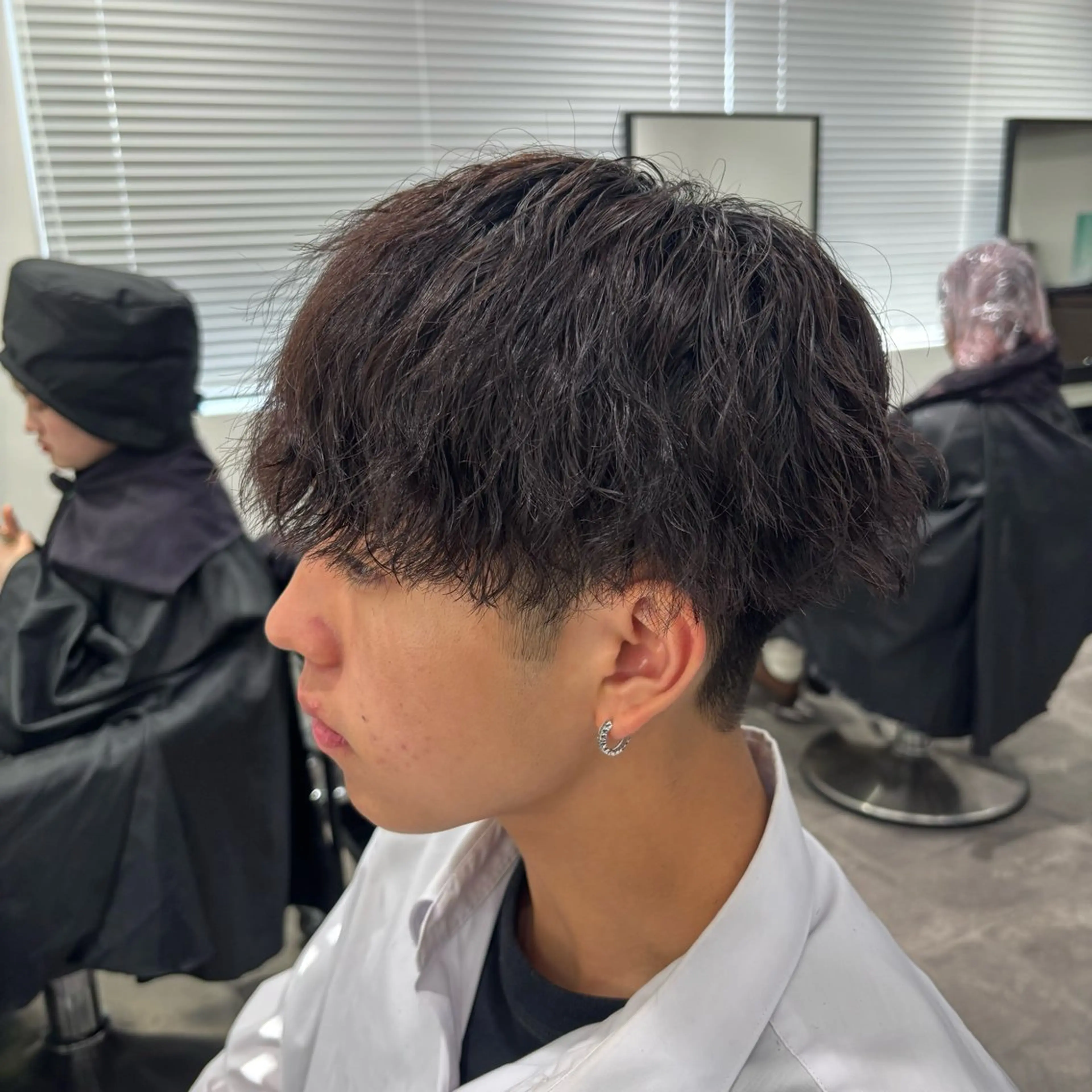 メンズ カット パーマ 🪽直毛男子の救世主 🪽フェザーパーマのヘアスタイル