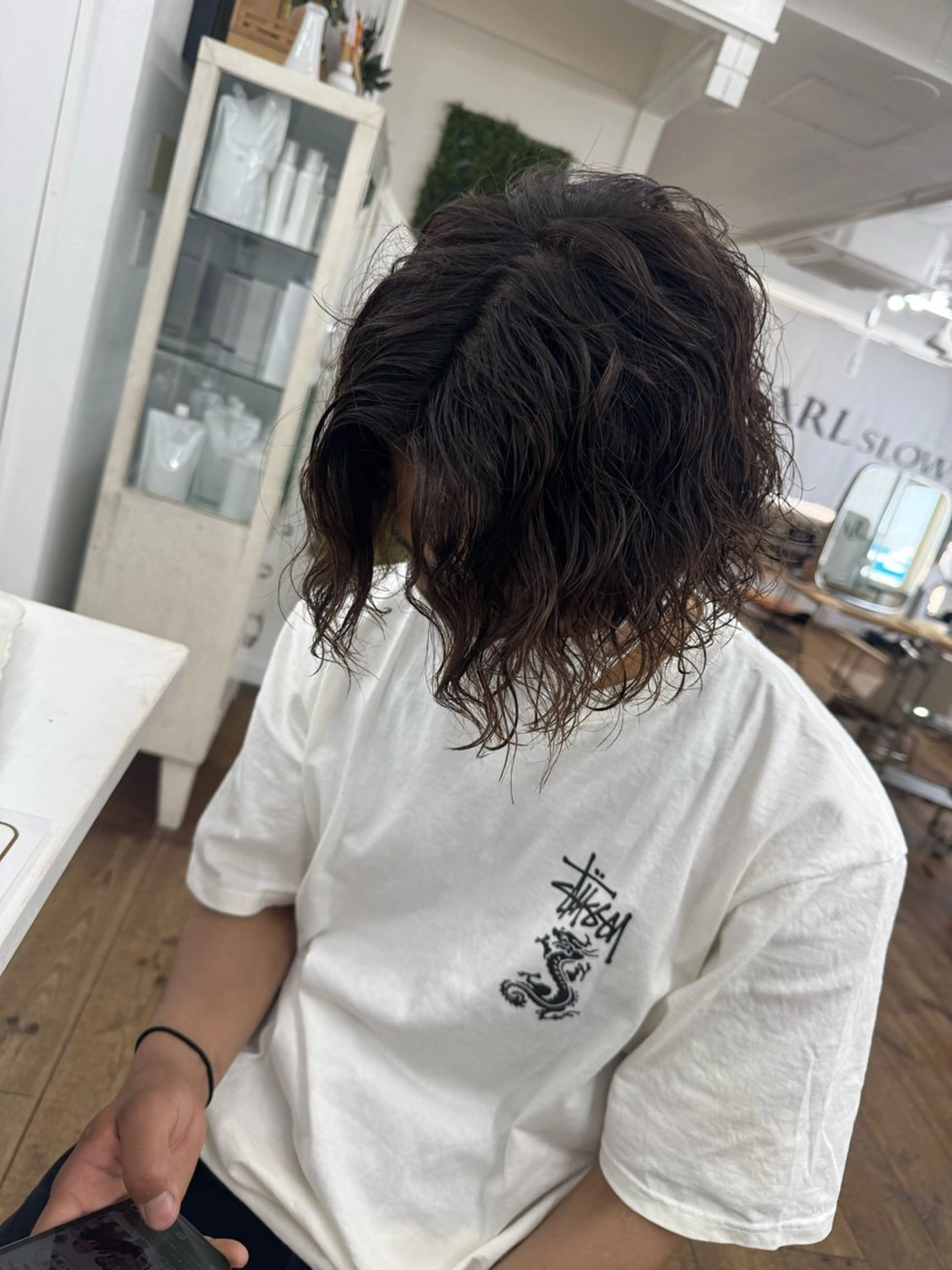 ミディアム パーマ メンズ メンズ特化サロン ユウヘイのヘアスタイル