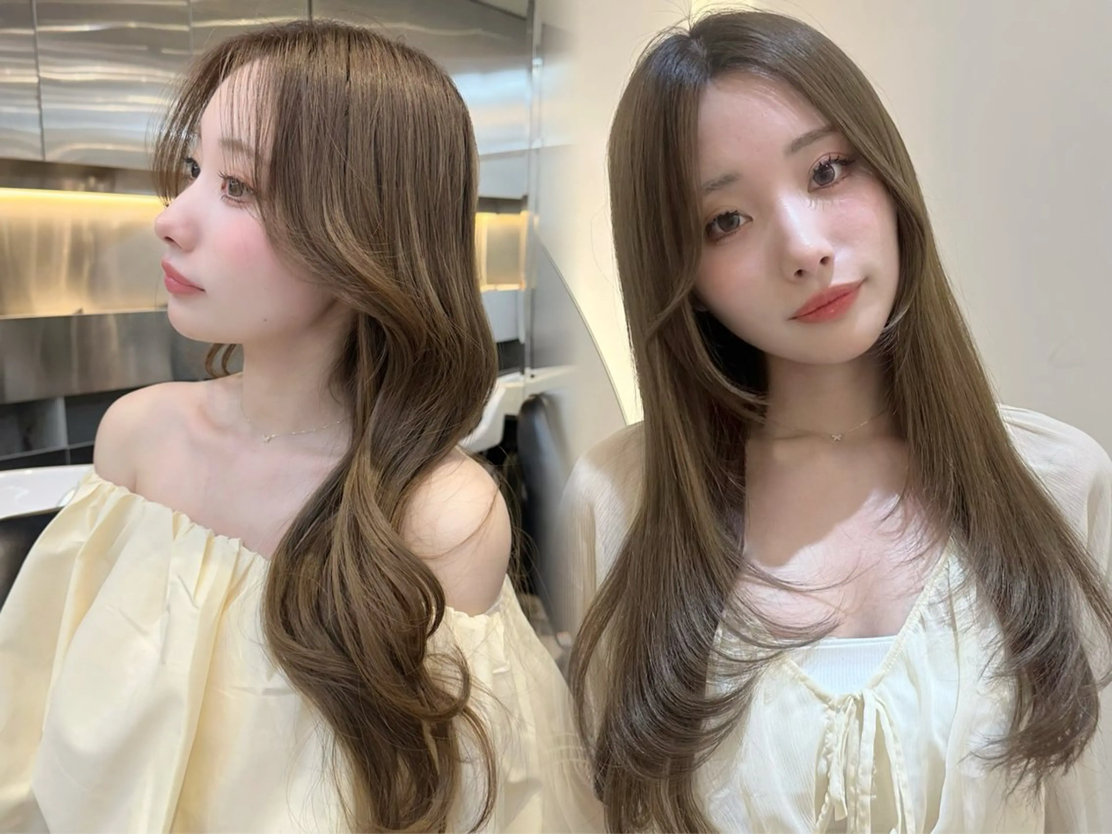 【2月限定!!】💞ブリーチを使わないダブルカラー➕カット➕内部補修3stepトリートメント💞の写真