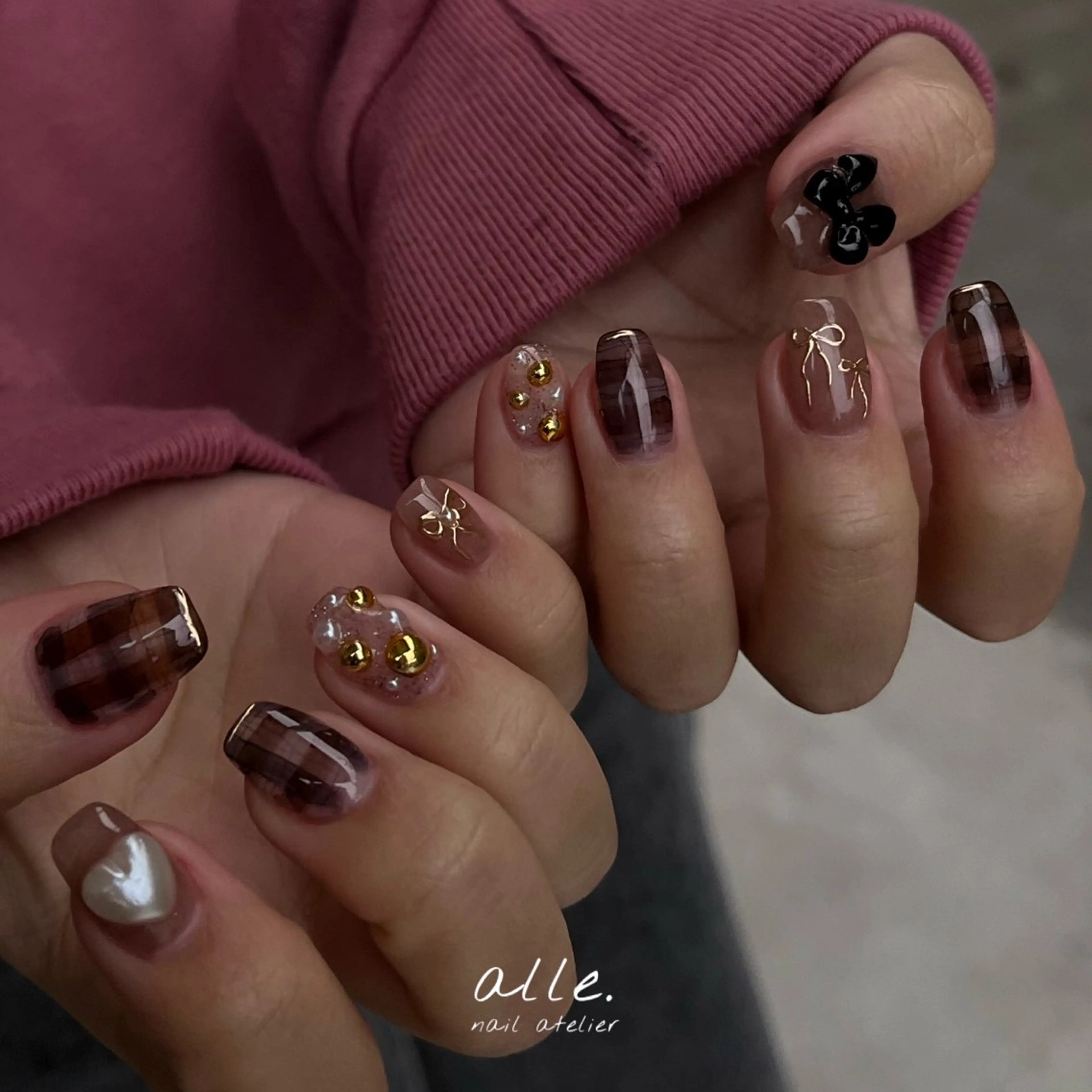 ネイル ハンドネイル atelier alle.のネイルデザイン