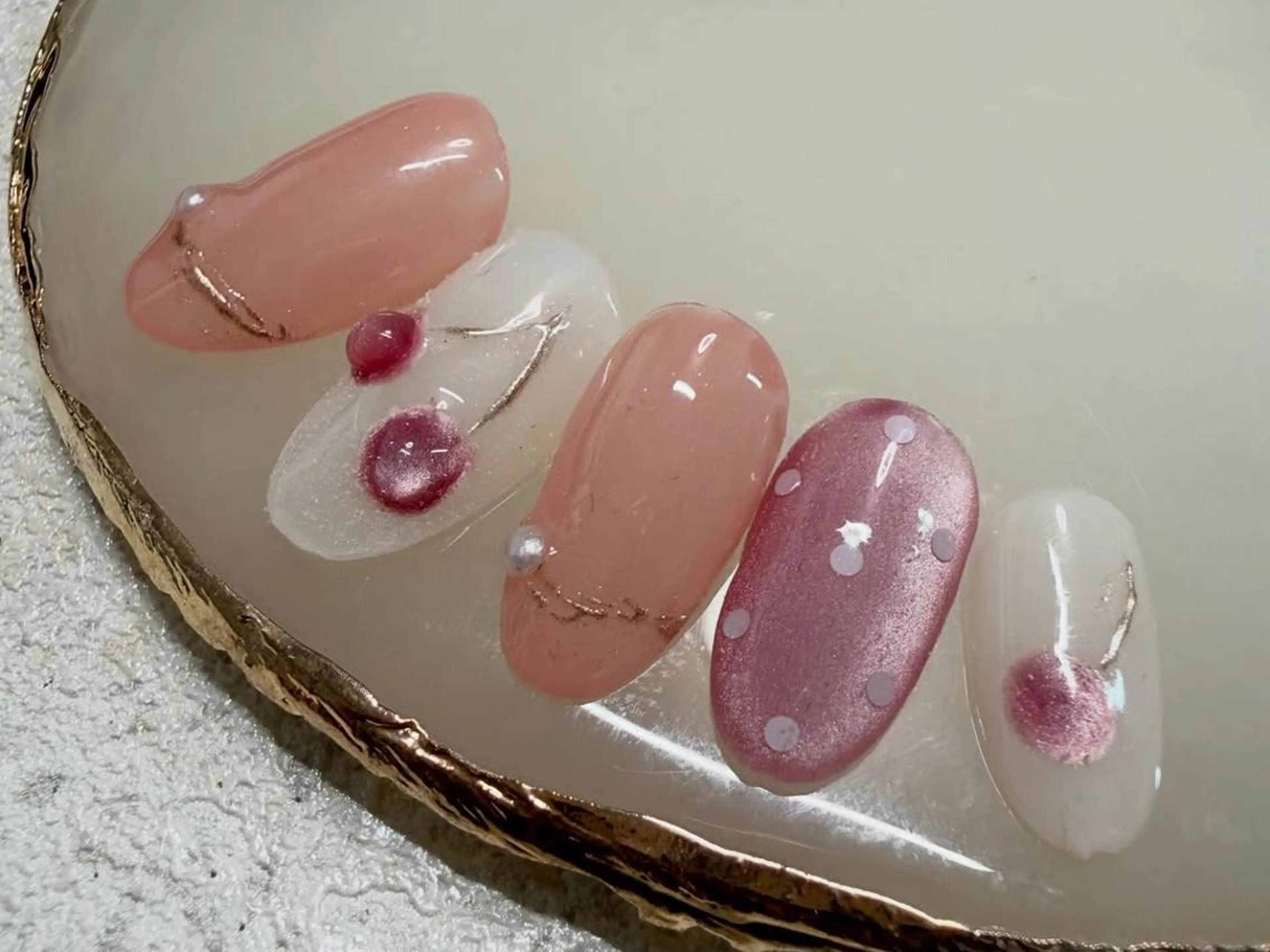 ネイル アートネイル ジェルネイル マグネットネイル パラジェル 青木 綾子のネイルデザイン