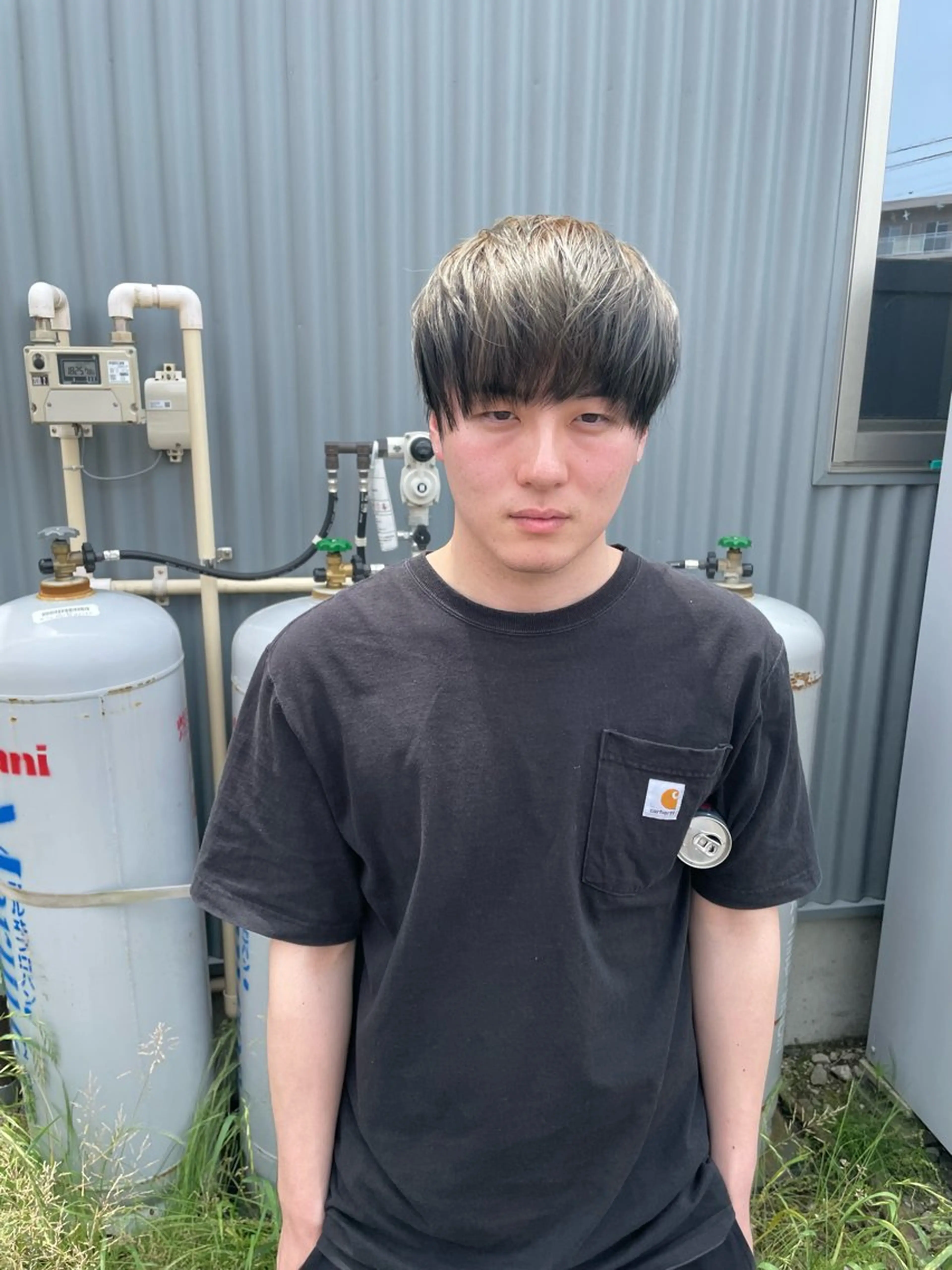 カラー メンズ 木村 拓美のヘアスタイル