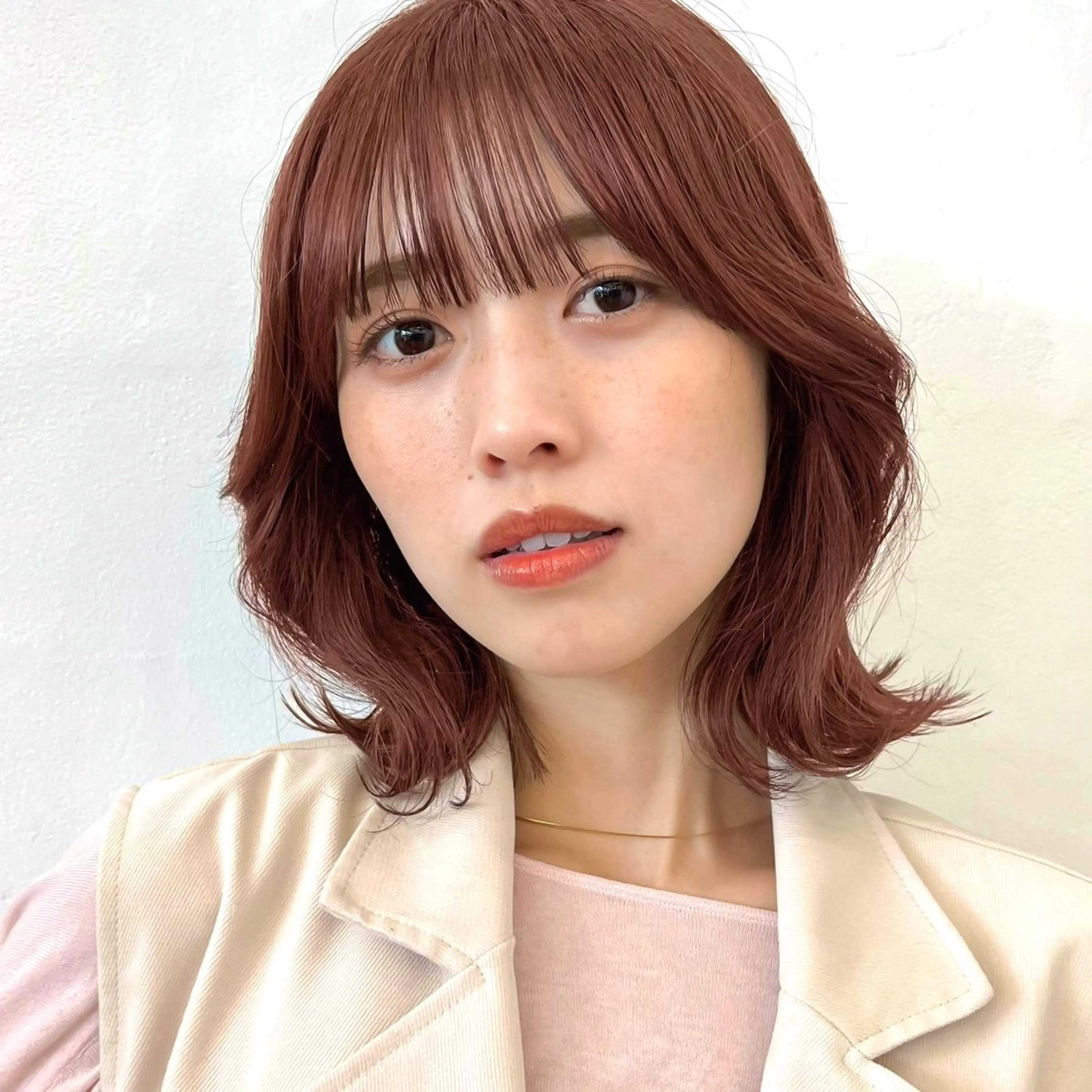 ショート カラー 暖色/艶髪/ボブ/ ショート/Ayaのヘアスタイル