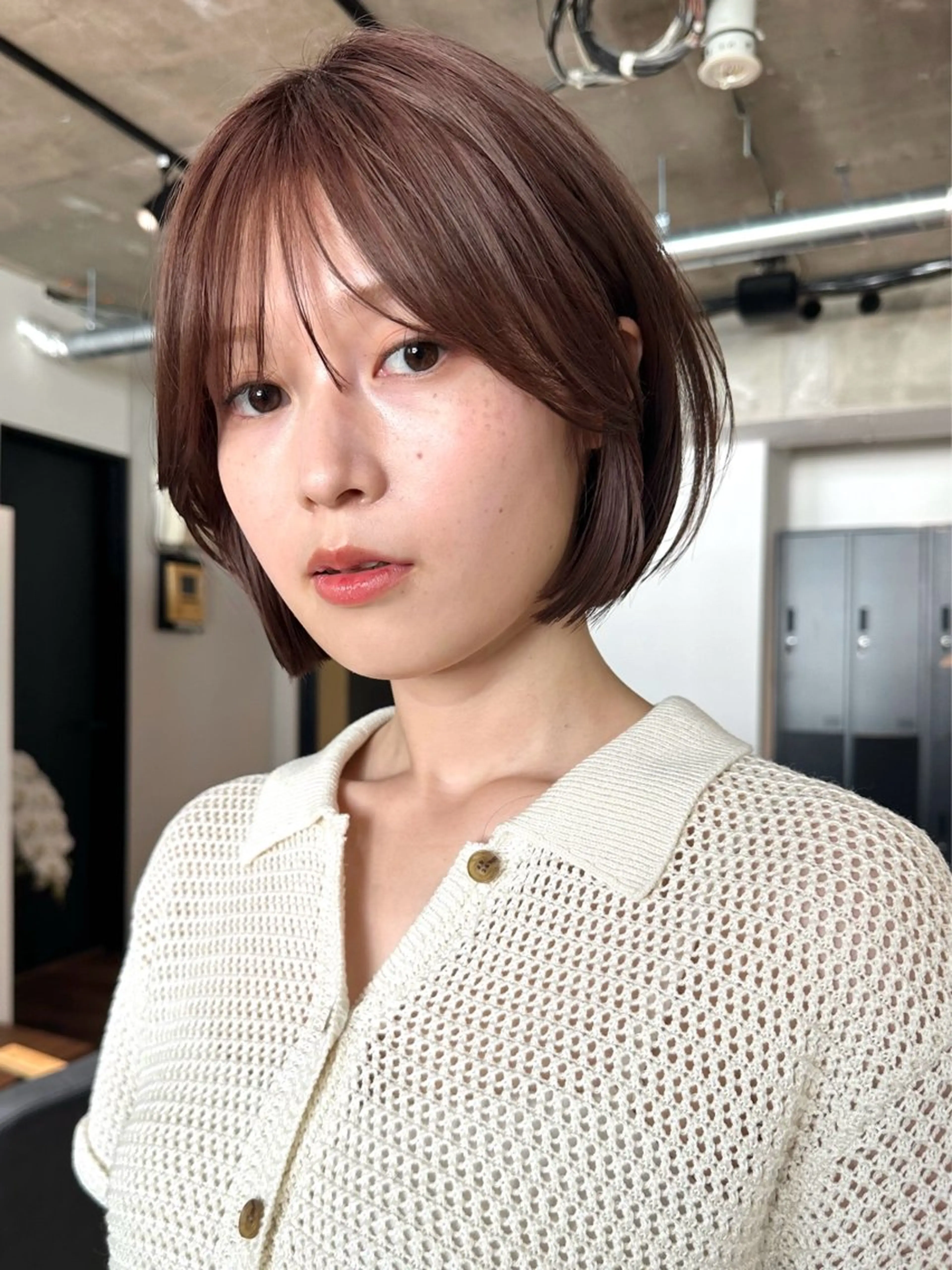 ショート カラー パーマ カット ヘアカラー トリートメント ヘッドスパ kazuki【顔周り ×レイヤーカット】のヘアスタイル