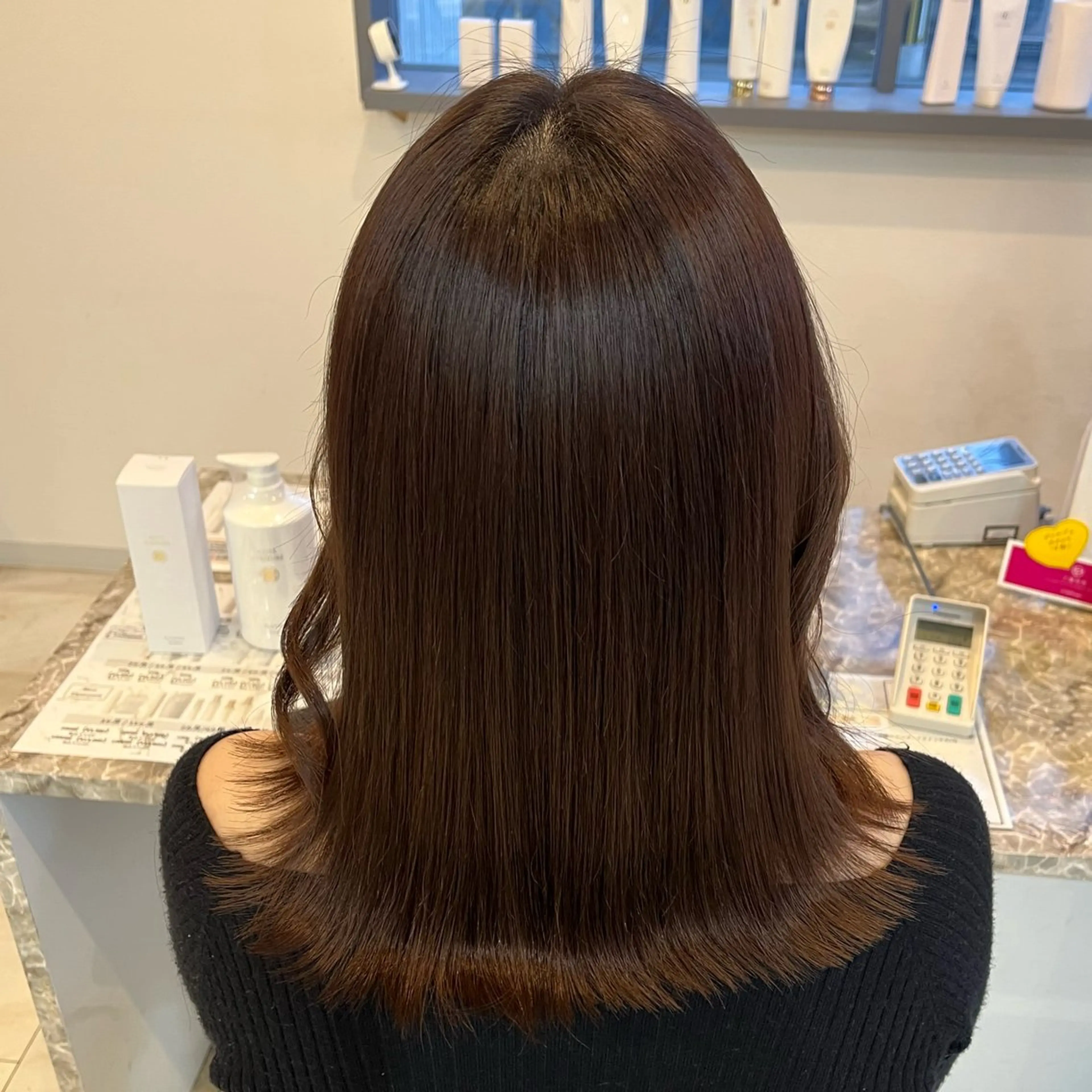 カラー MOMOKA /　Lapis今泉店のヘアスタイル