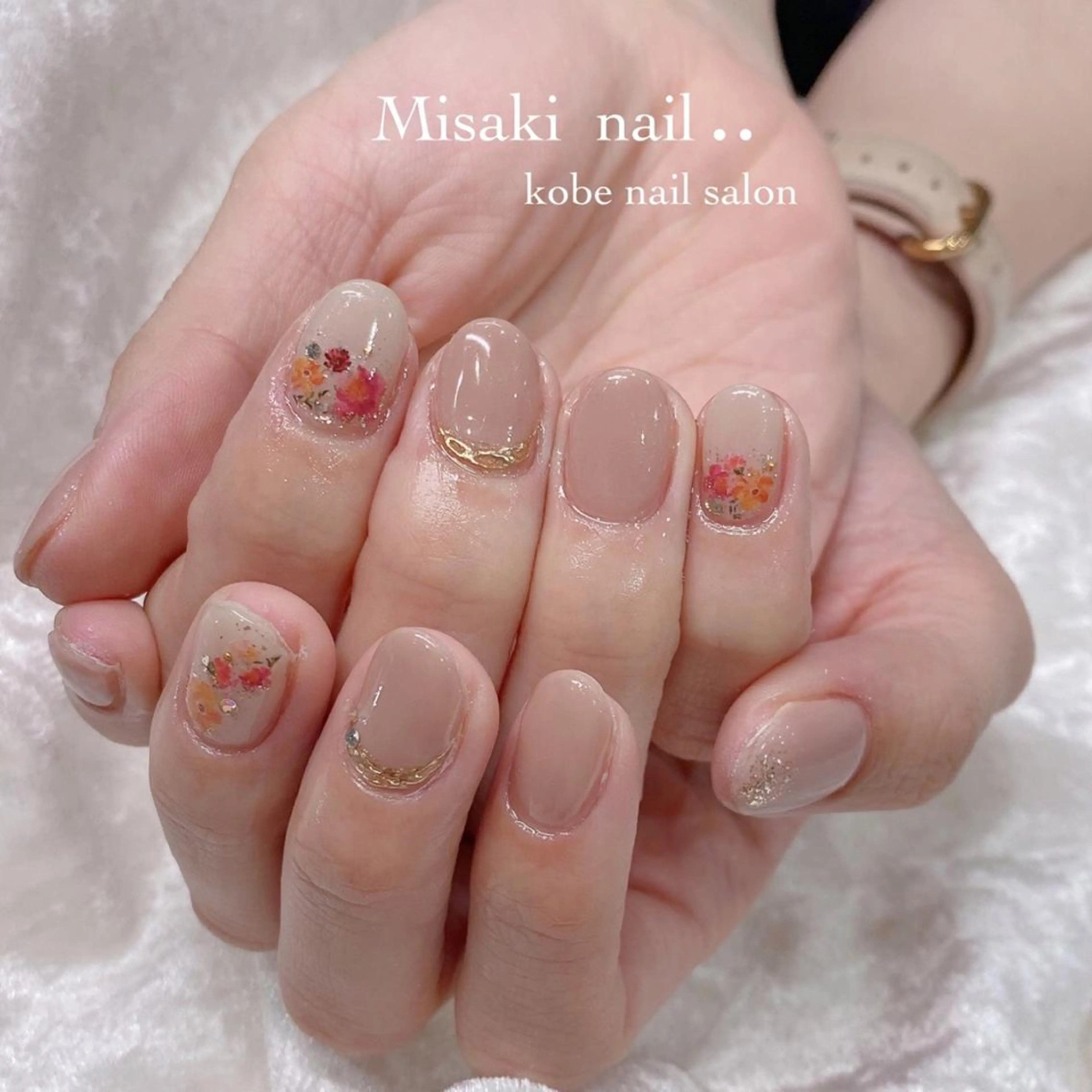 ネイル 韓国ネイル ワンホンネイル ハンドネイル nailsalon miinailsのネイルデザイン