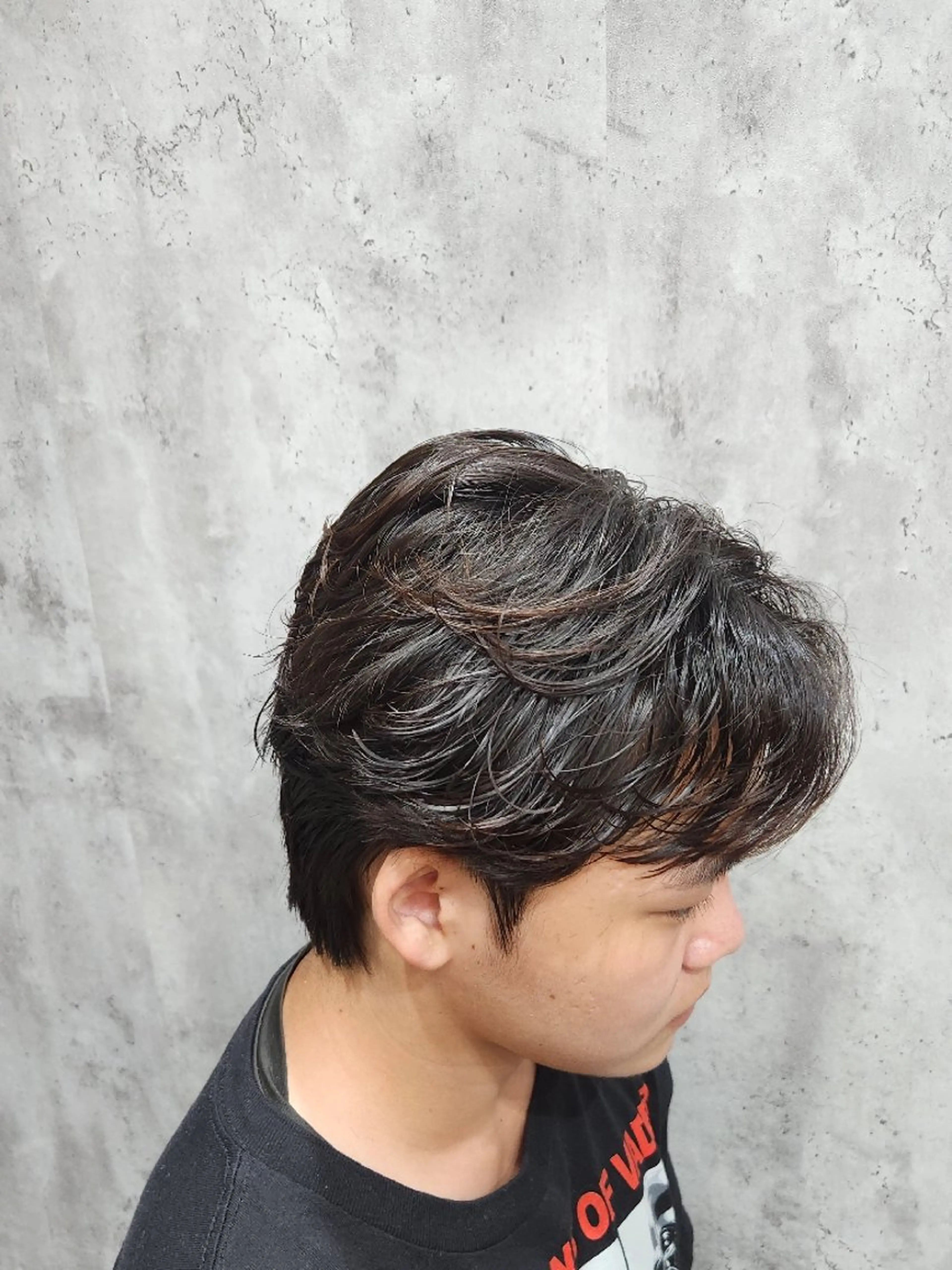 パーマ 🇰🇷ダウンパーマ 毛流れヘア🪽藤原のヘアスタイル