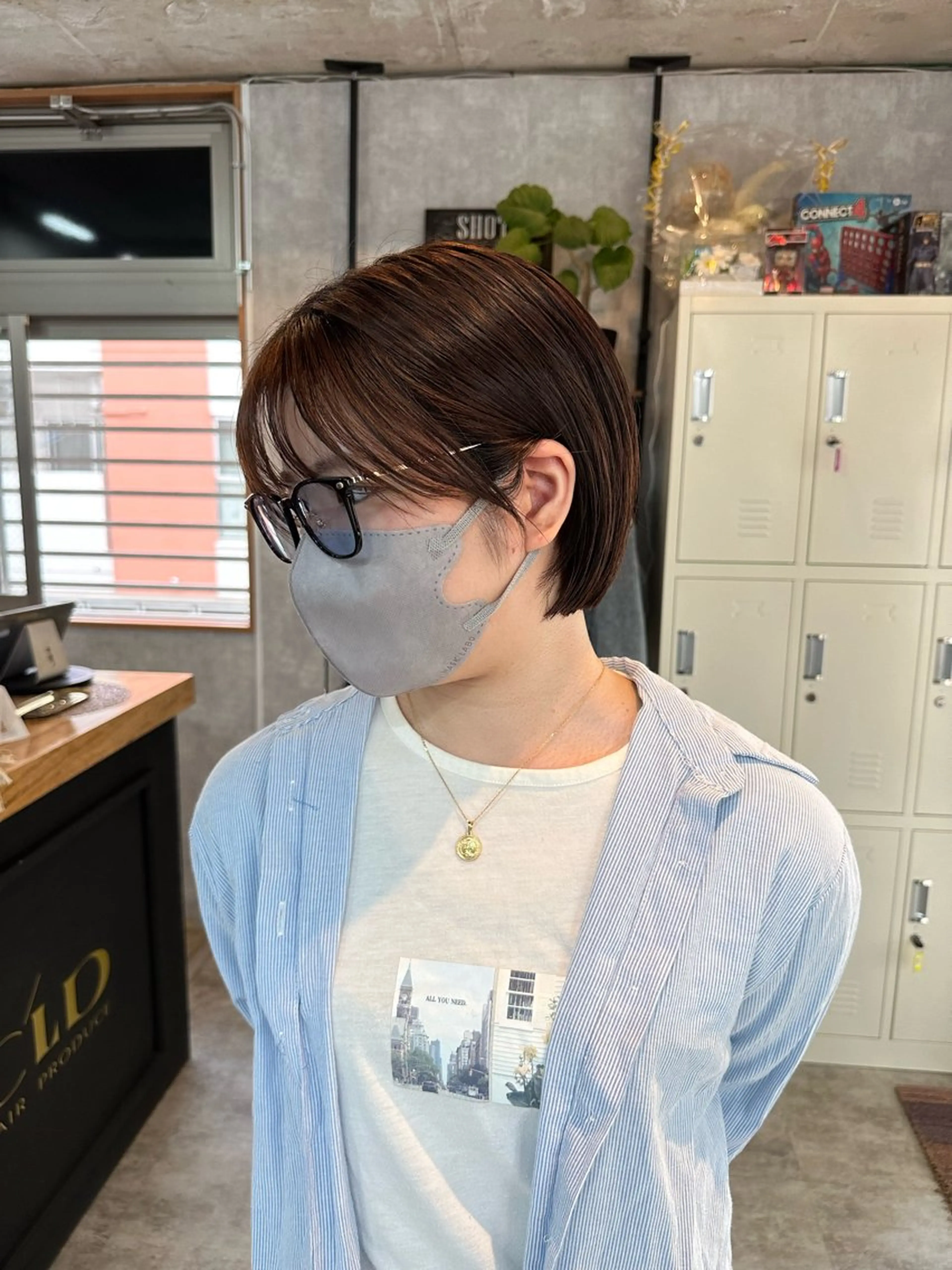 ショート 切りっぱなしボブ ショートボブ ハンサムショート 丸みショート ボブ モテ髪/ボブ/ショー ト/アダチフウトのヘアスタイル