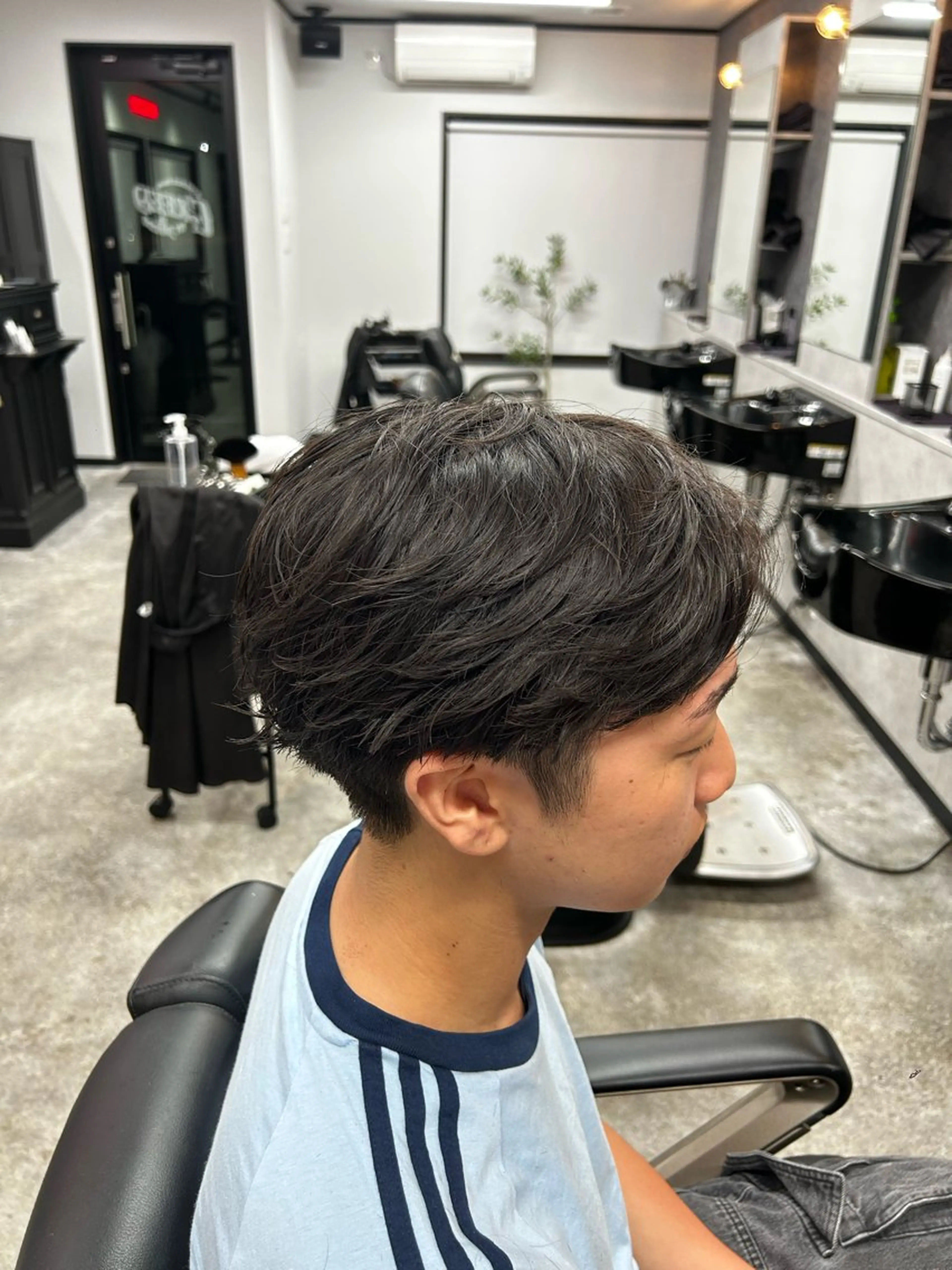 パーマ メンズ フェザーパーマ メンズパーマ メンズカット/ メンズパーマ/佐藤のヘアスタイル