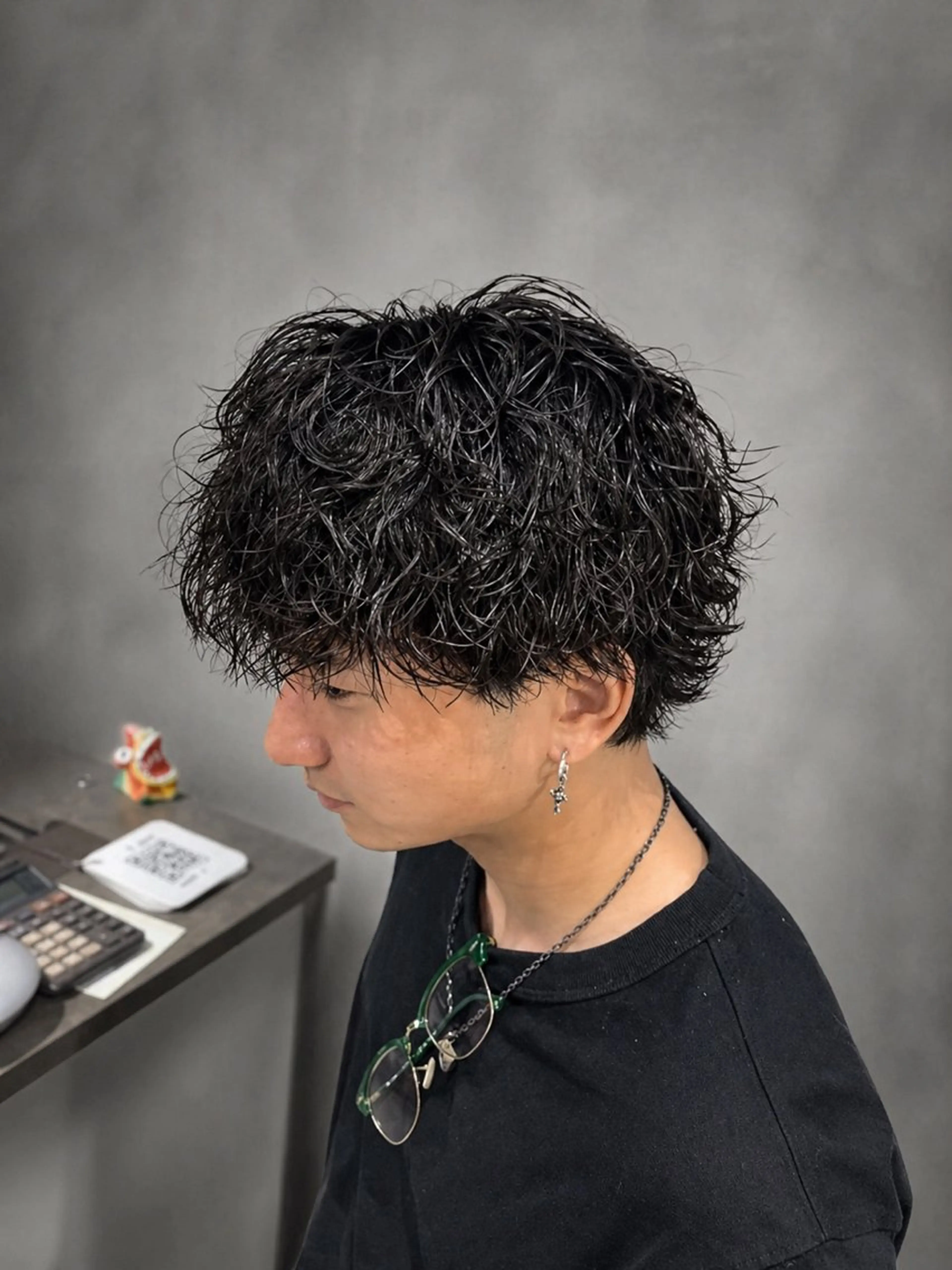 社会人メンズカットの写真