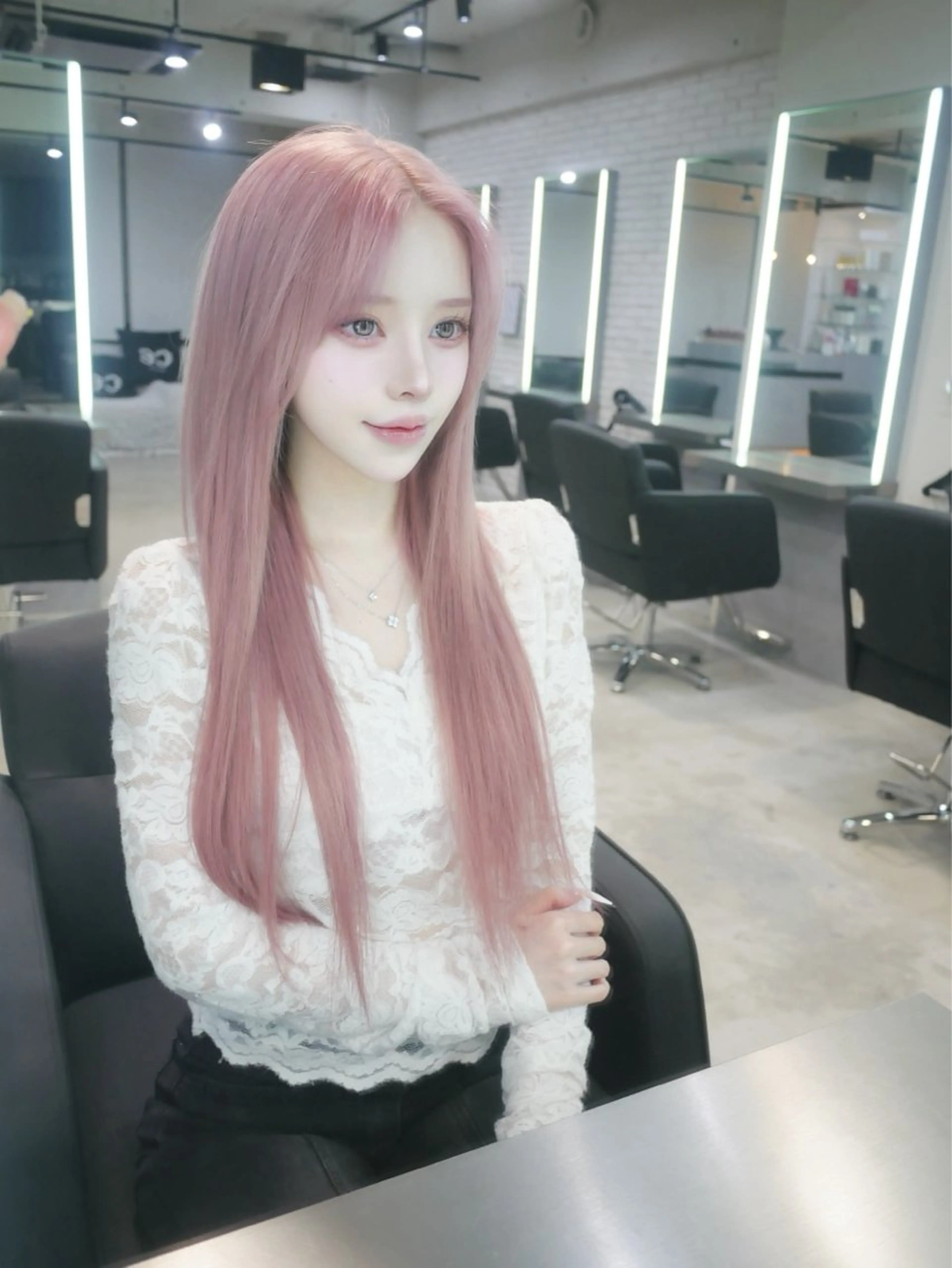 ロング トリートメント カット ヘアカラー トリートメント エクステ ナナ♡レイヤーカット ♡似合わせカラーのヘアスタイル
