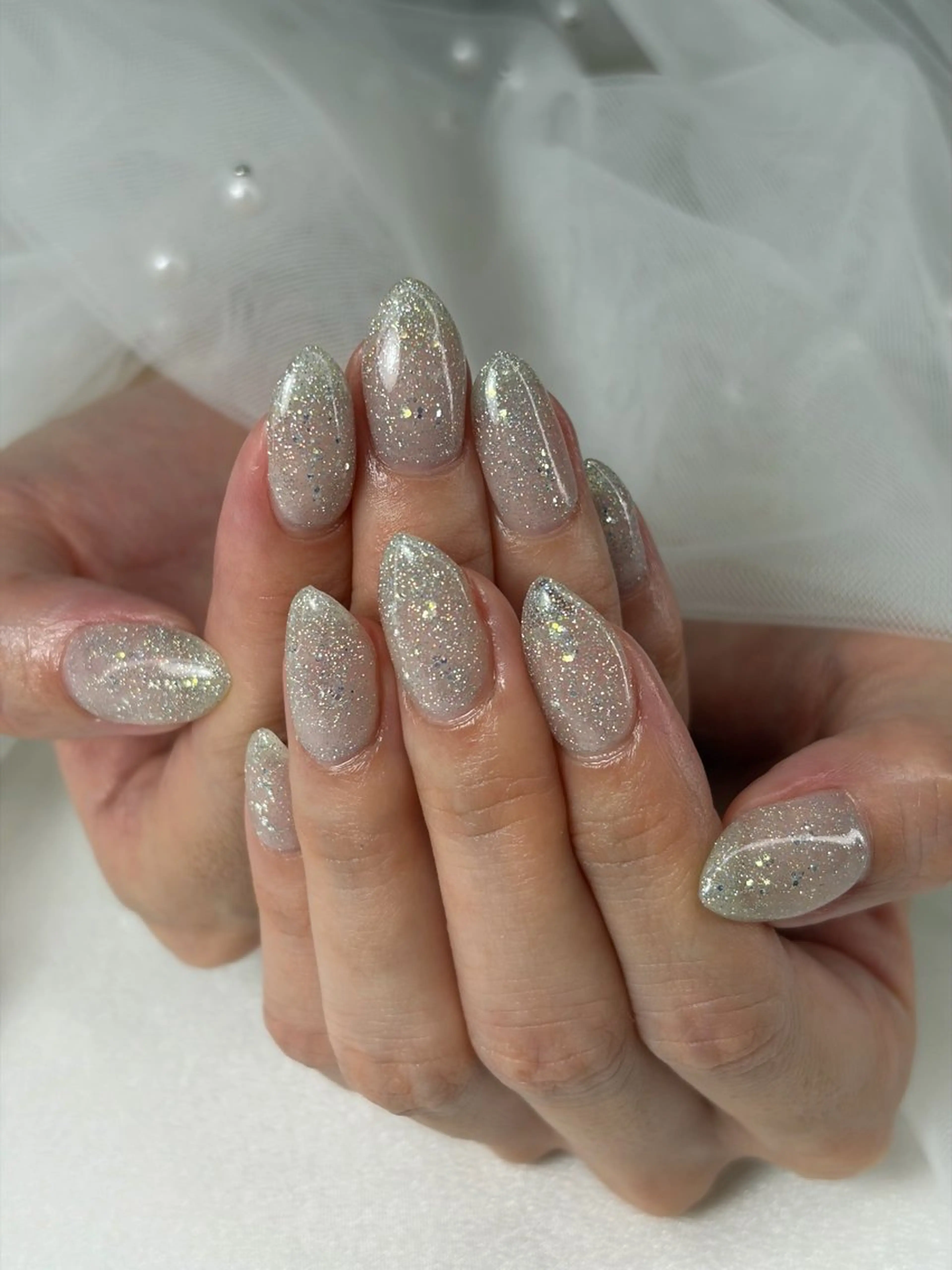 ネイル フラッシュネイル キラキラネイル オフィスネイル シンプルネイル ハンドネイル iro+ nailのネイルデザイン