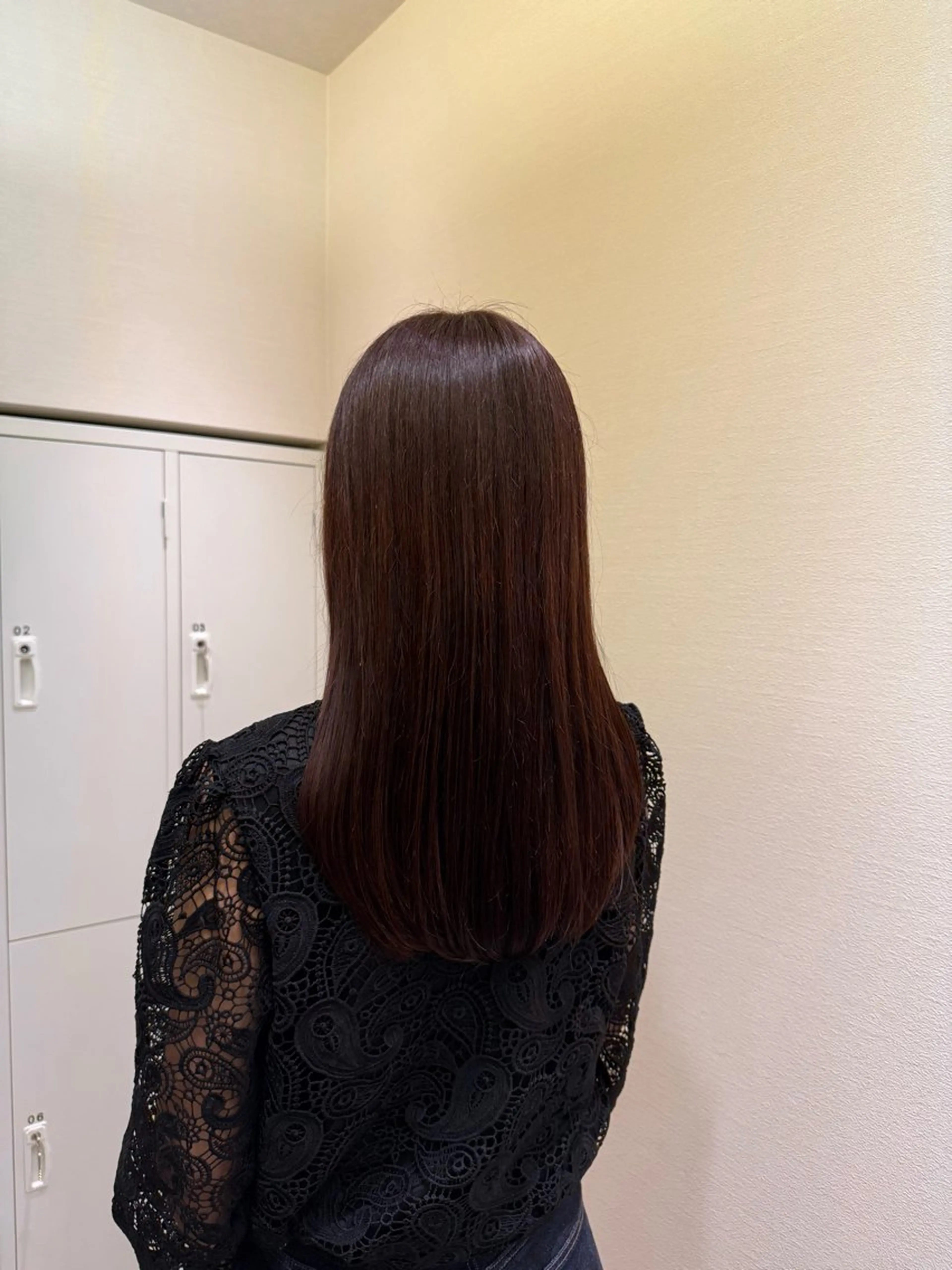 ロング カラー RosierBlue 工藤のヘアスタイル