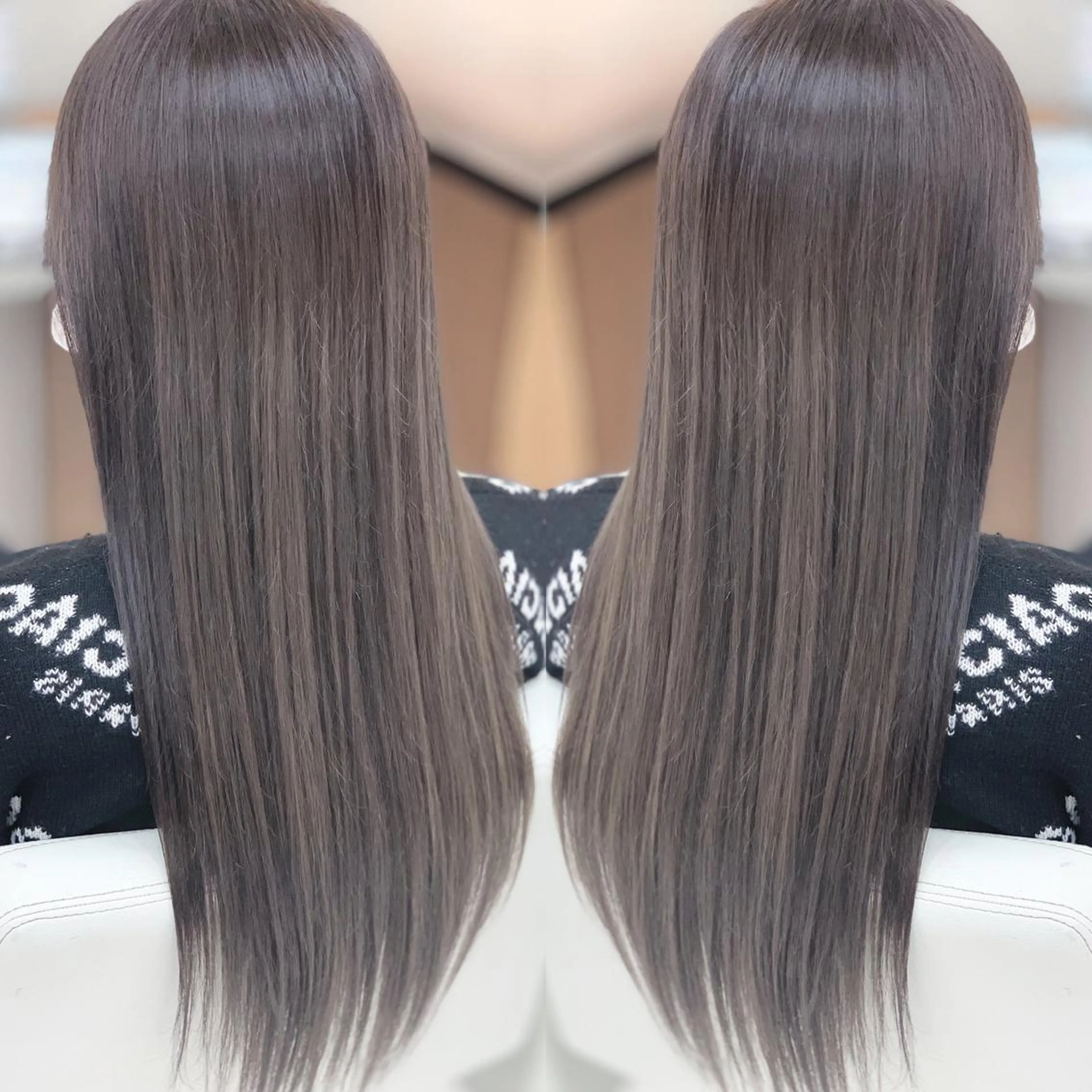 ロング カラー グレージュ N° jillva ♦️川端裕司♦️のヘアスタイル