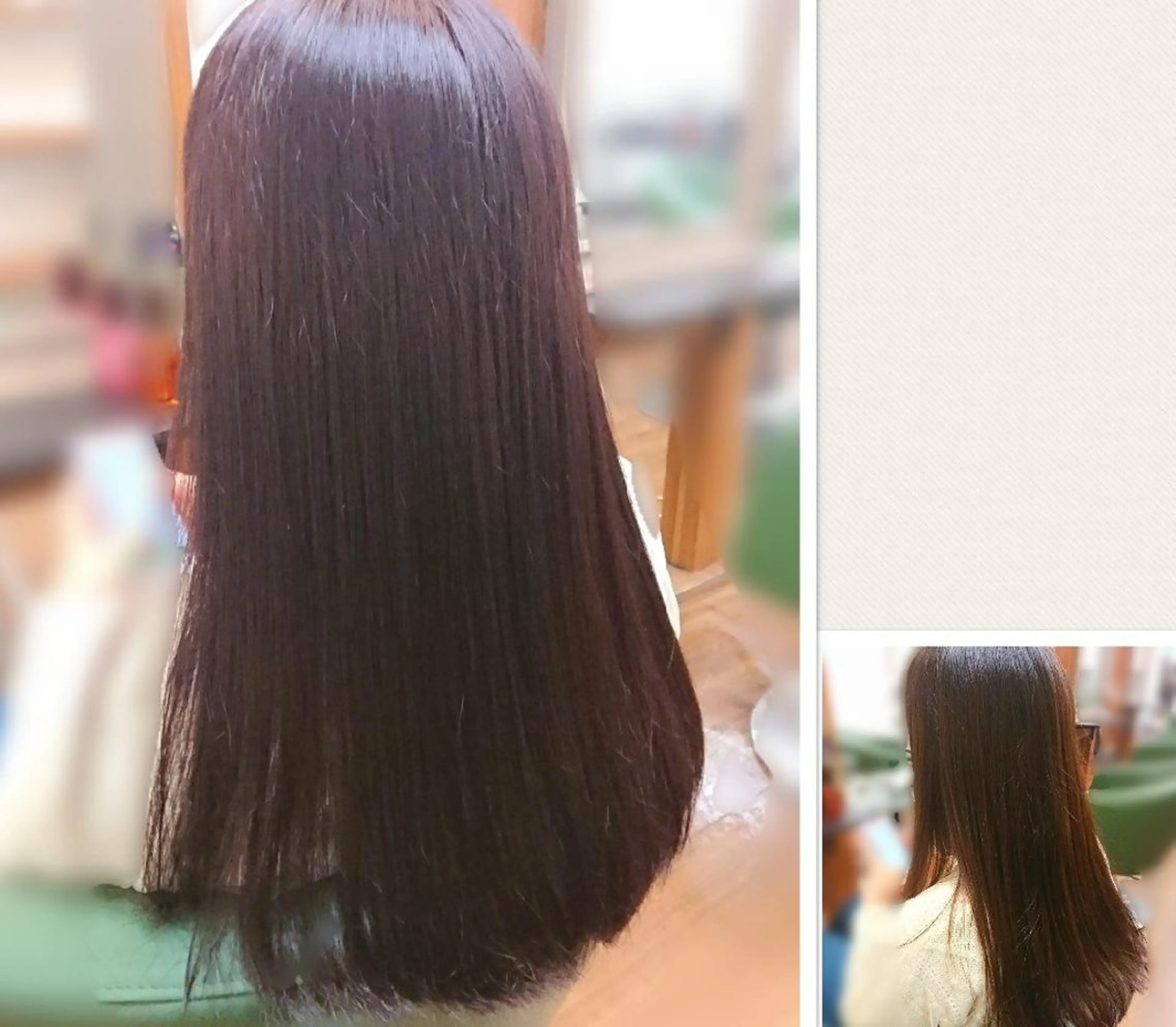 ロング カット ヘアカラー トリートメント 渡辺 康行のヘアスタイル