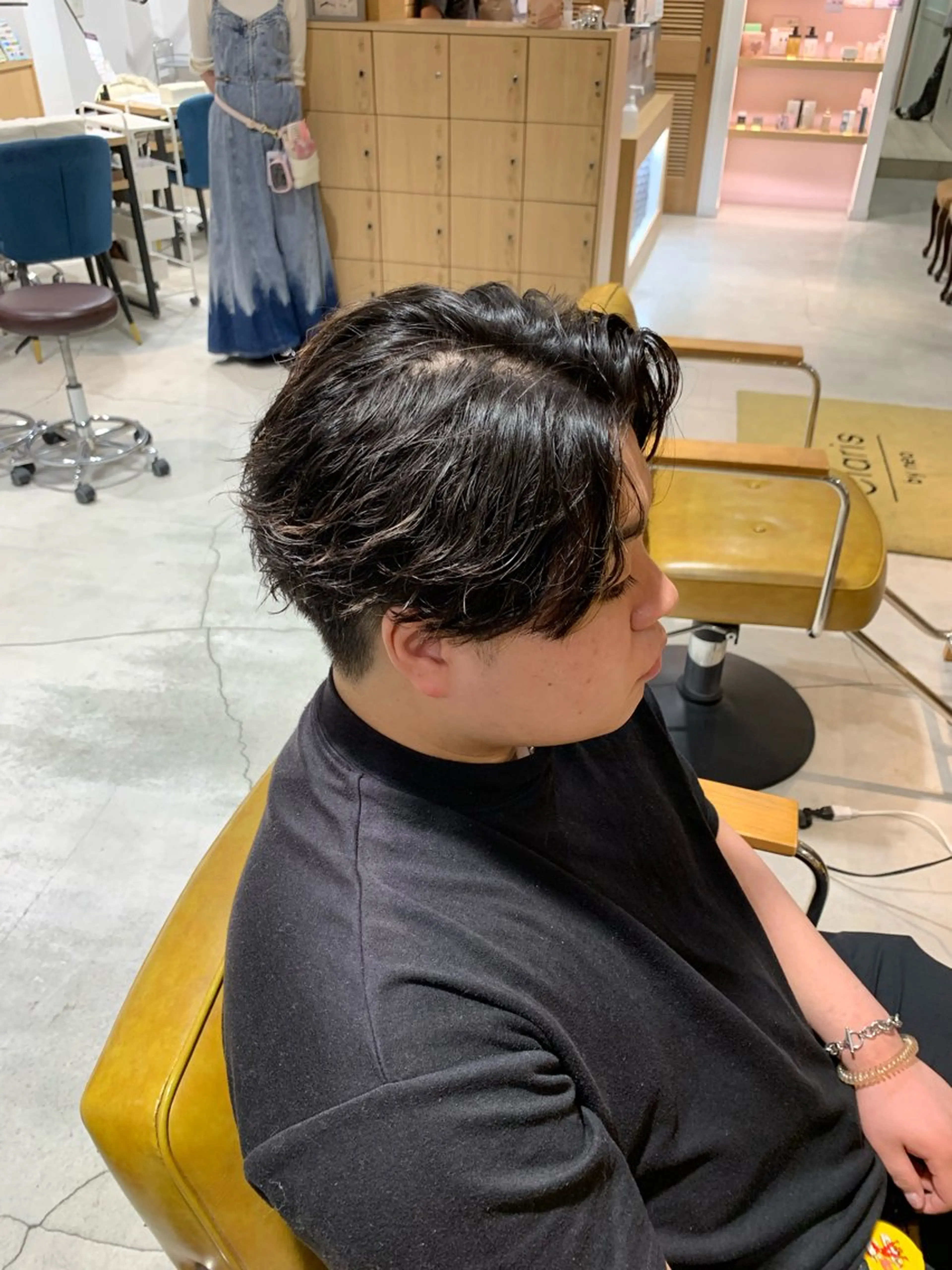 ショート パーマ メンズ カット パーマ 森川 力のヘアスタイル