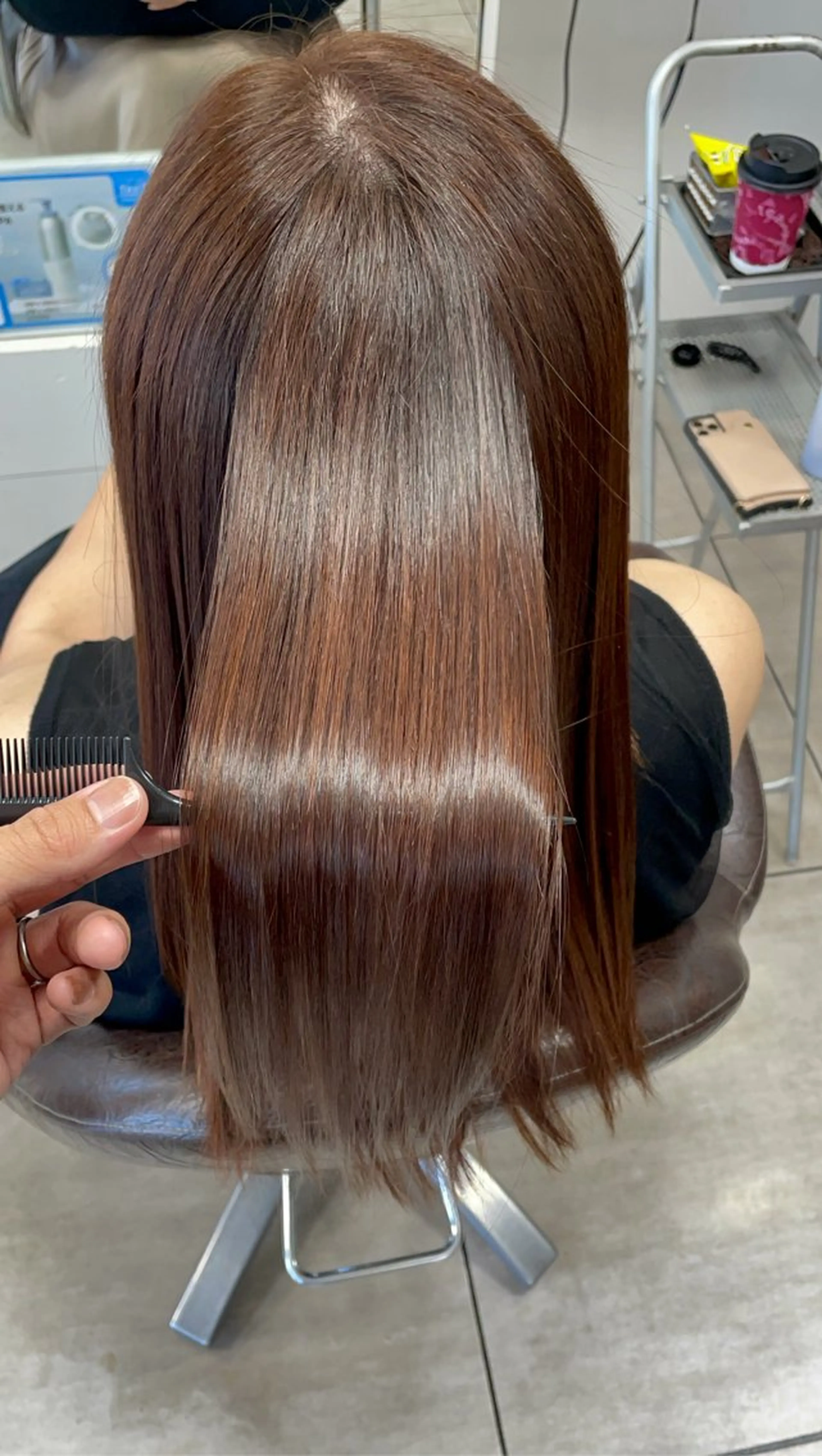 セミロング カラー カット ヘアカラー トリートメント 似合わせ/前髪カット /店長   村上直也のヘアスタイル