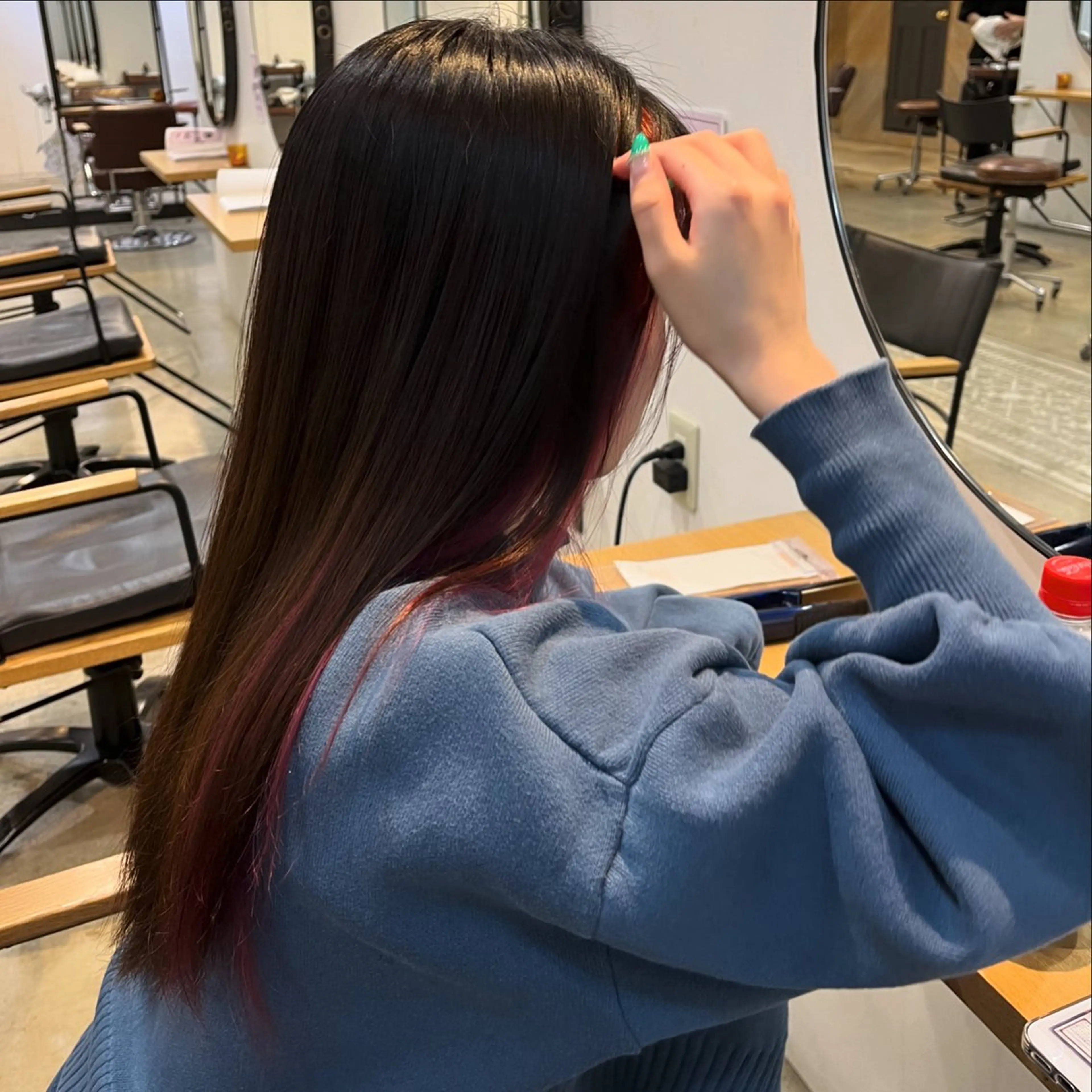 カラー ブリーチ ヘアカラー トリートメント 中津/梅田/酸性 /髪質改善/愛芽のヘアスタイル