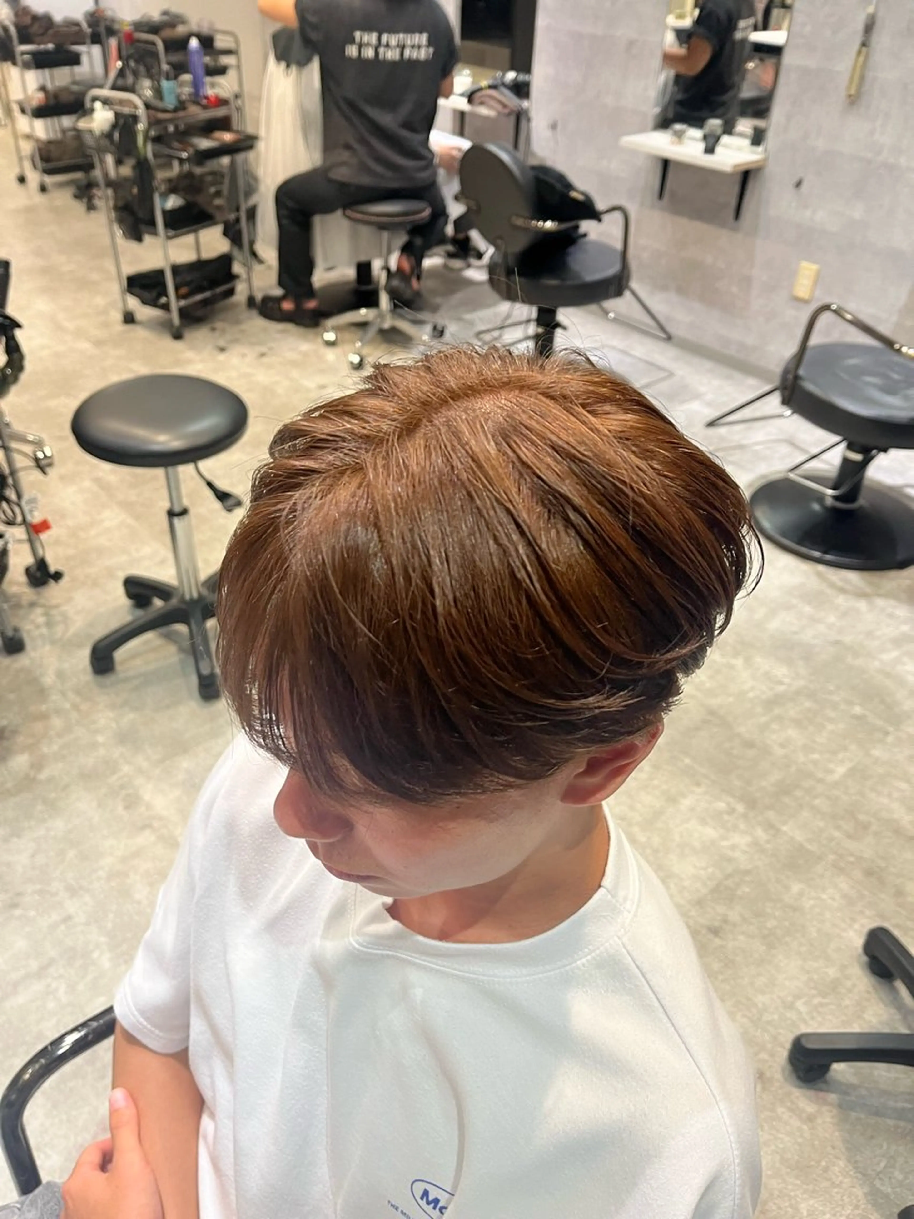 カラー メンズ ヘアカラー 青木 奏楽のヘアスタイル