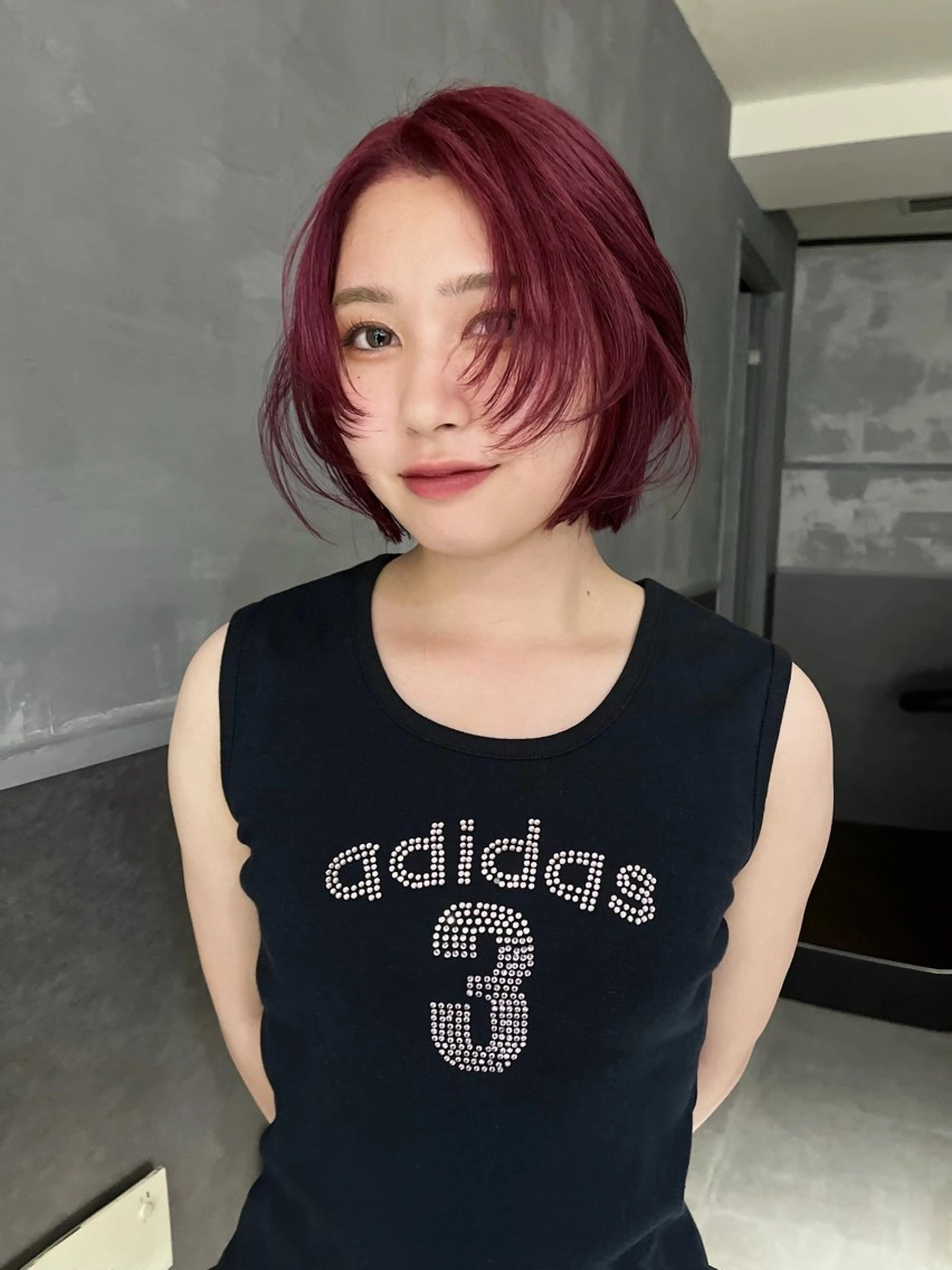 ショート カラー カット ヘアカラー トリートメント 田中 里奈のヘアスタイル
