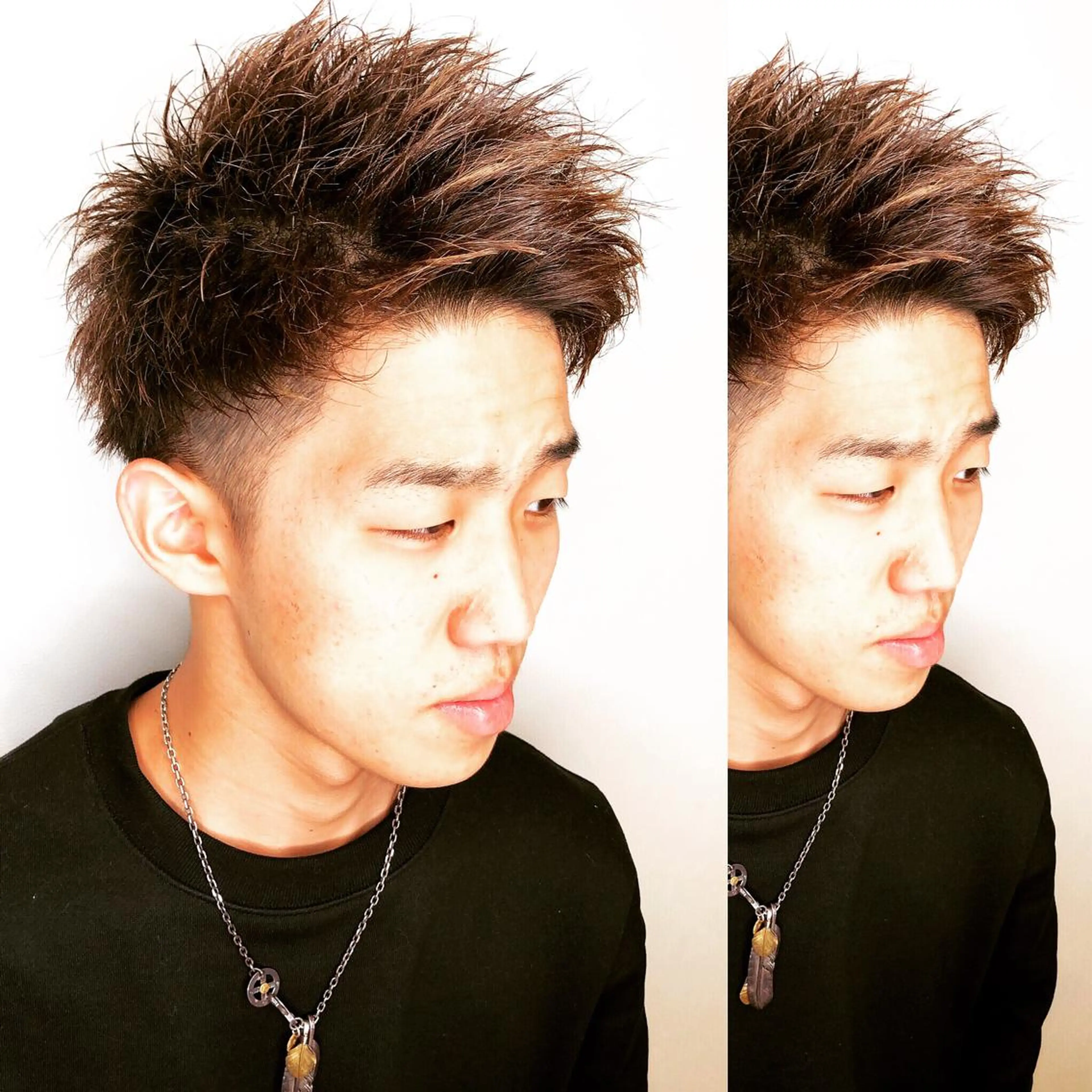 ショート カラー メンズ メンズヘア特化 崎田 成人のヘアスタイル