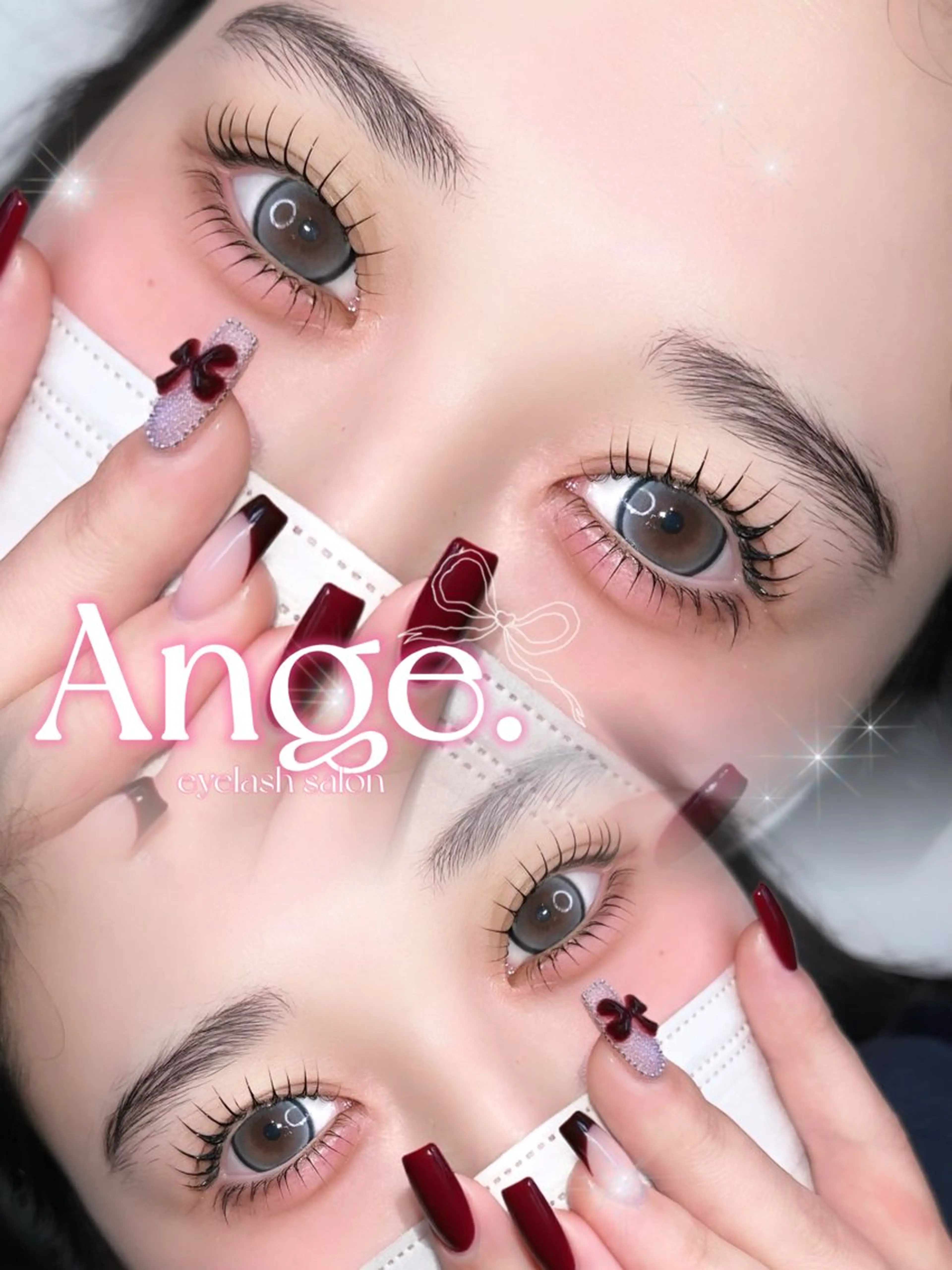 マツエク・マツパ Ange.アンジュ モデル研修のマツエク・マツパデザイン