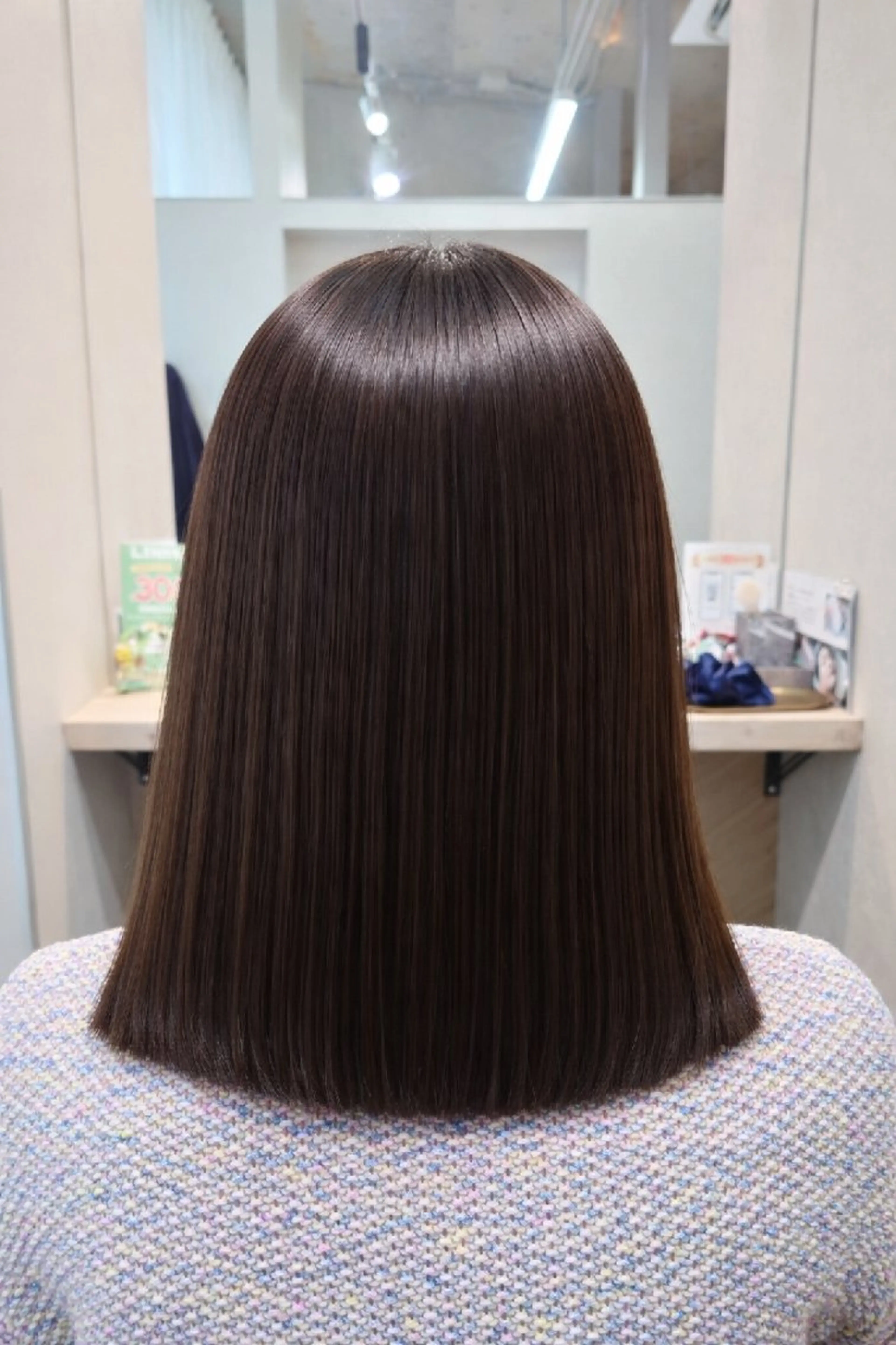 ミディアム 縮毛矯正 縮毛矯正✨艶髪 シノハラ✨髪質改善のヘアスタイル