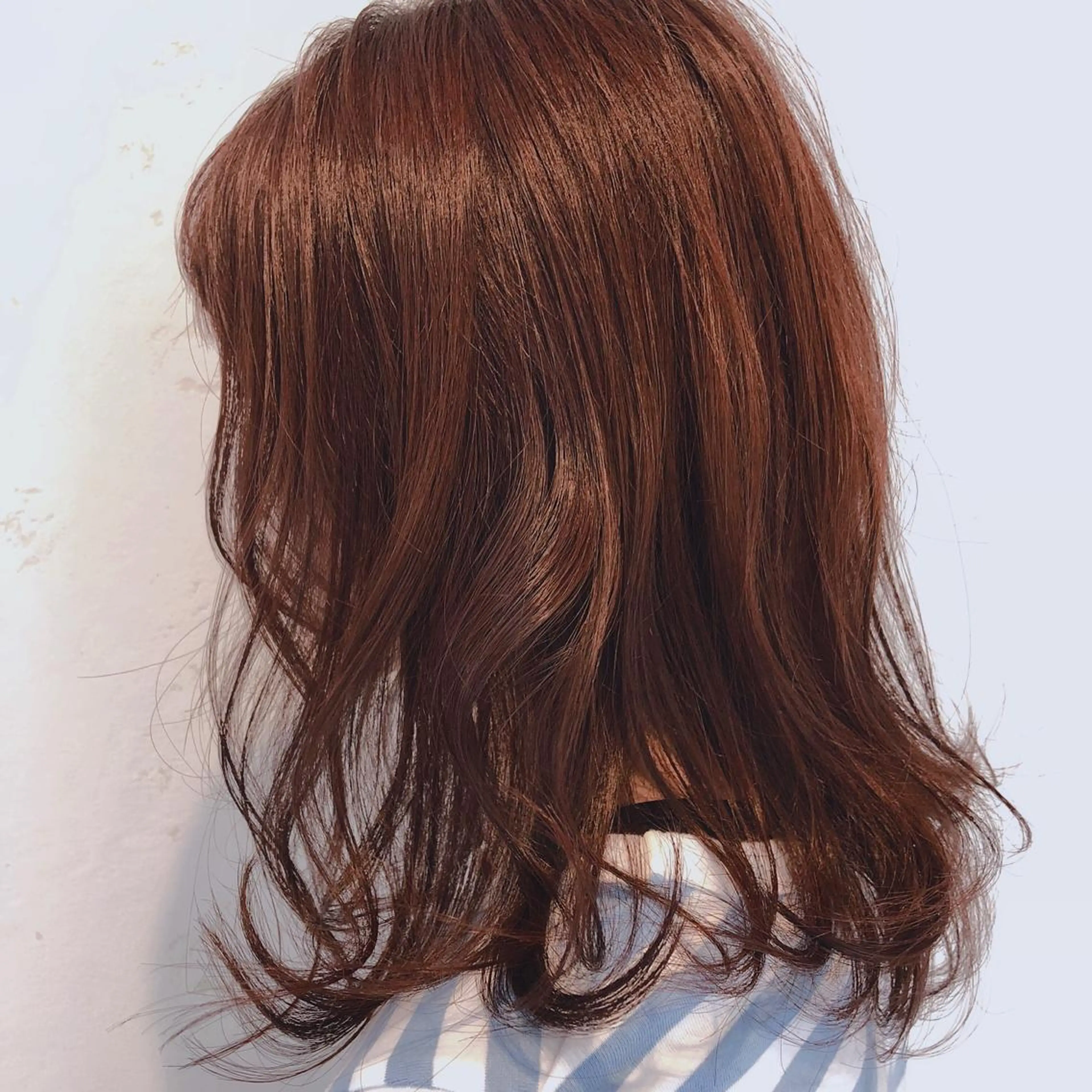 ミディアム カラー 伊藤 さやかのヘアスタイル