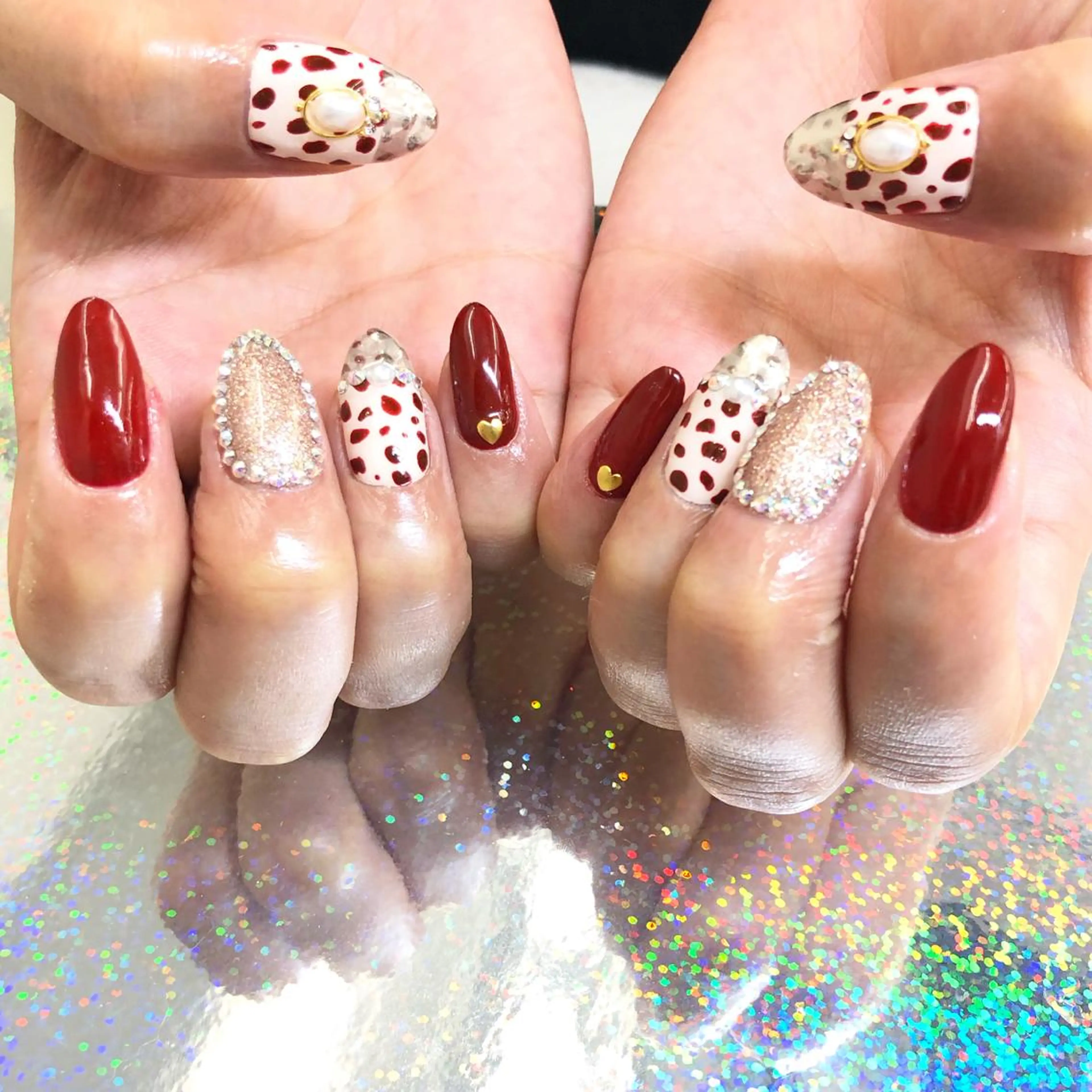 ネイル アニマル柄 Minami 🍓のネイルデザイン