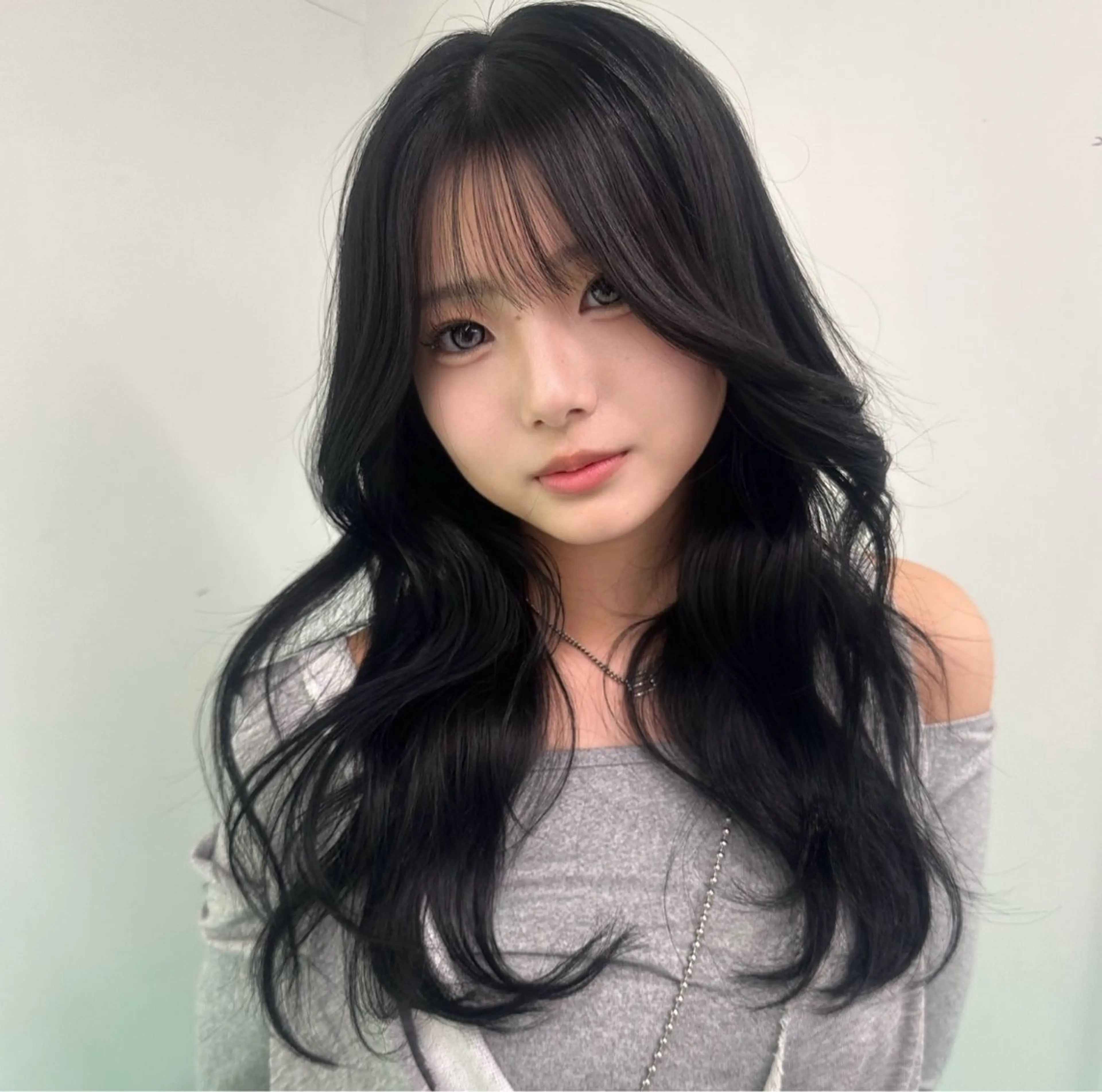 ロング ヘアカラー 🦋韓国風カラー🦋 こうせい原宿のヘアスタイル