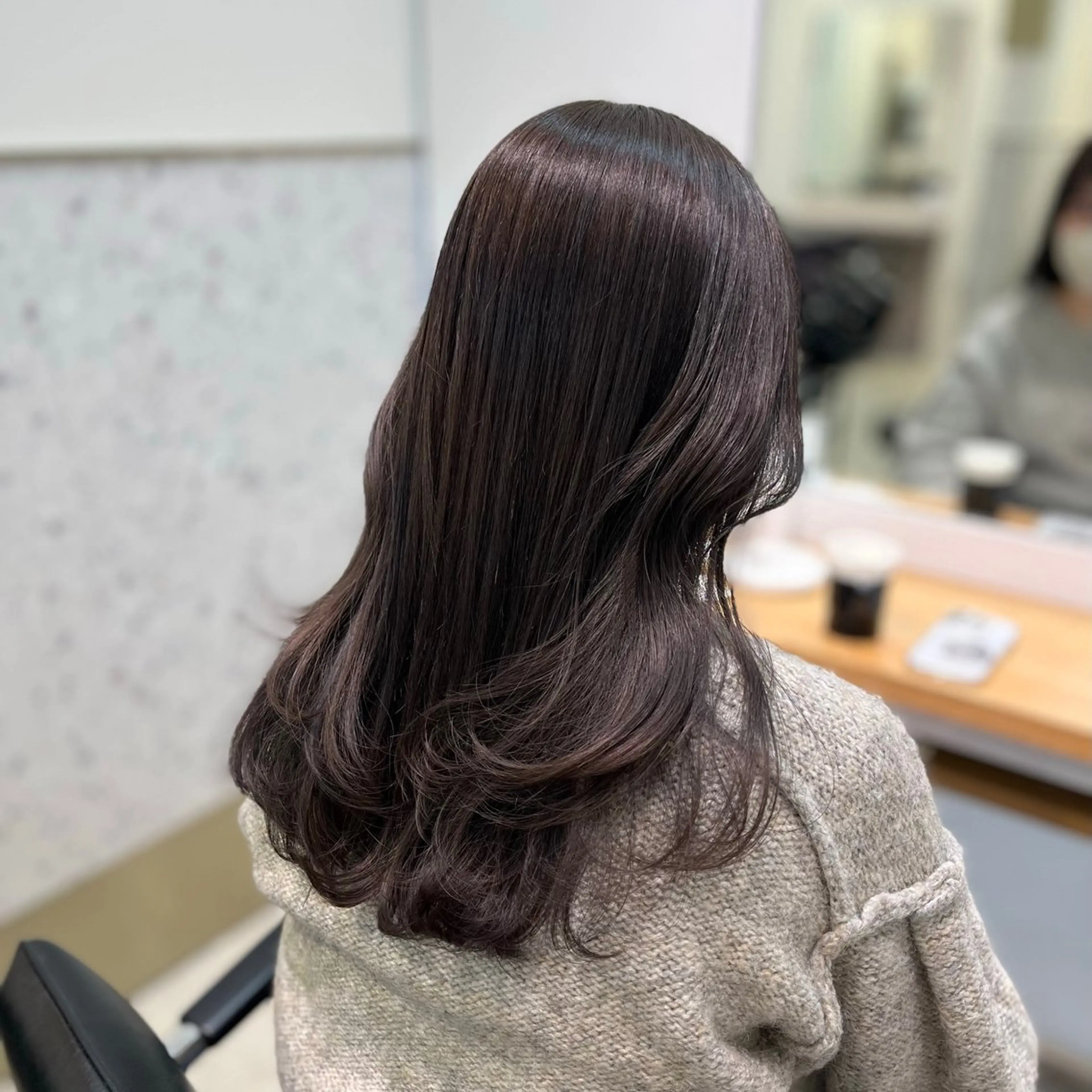 ミディアム カラー ヘアアレンジ ヘアカラー トリートメント ヘッドスパ ヘアセット 完全💗マンツーマン marinのヘアスタイル