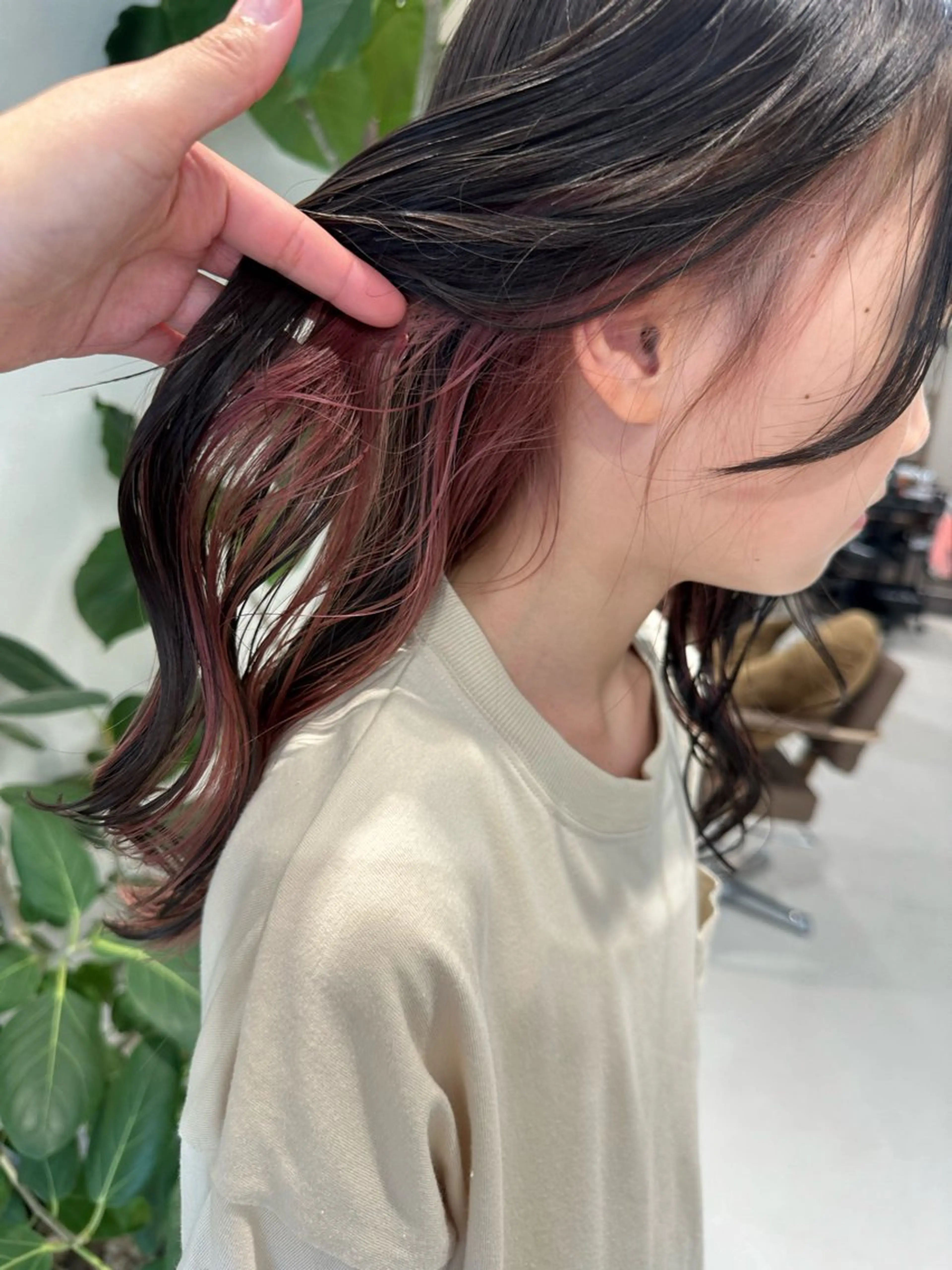 セミロング カラー カット ヘアカラー トリートメント STYLE 茅ヶ崎店のヘアスタイル