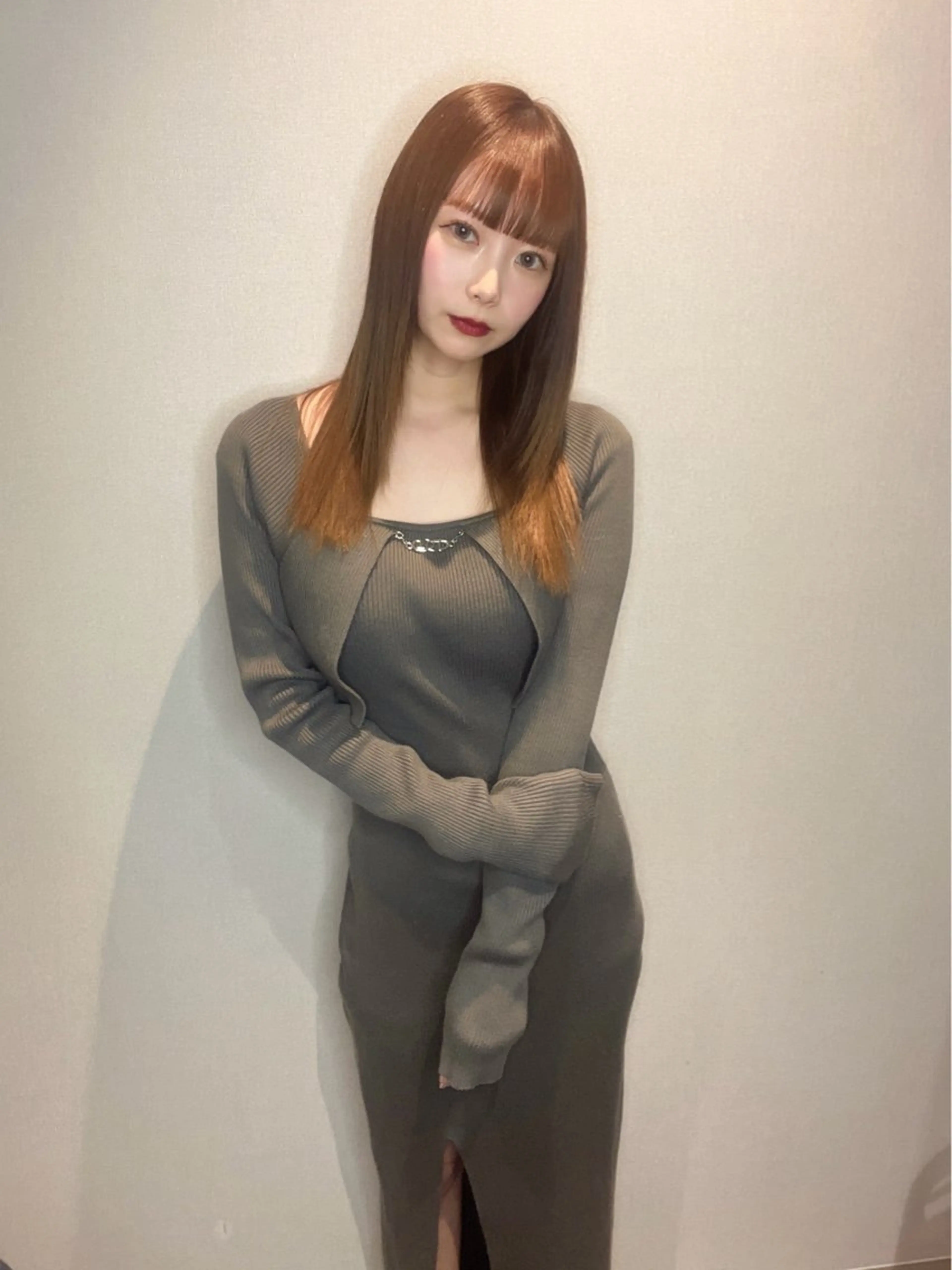 ミディアム ヘアカラー トリートメント 髪質改善/shuki 韓国/代表取締役のヘアスタイル