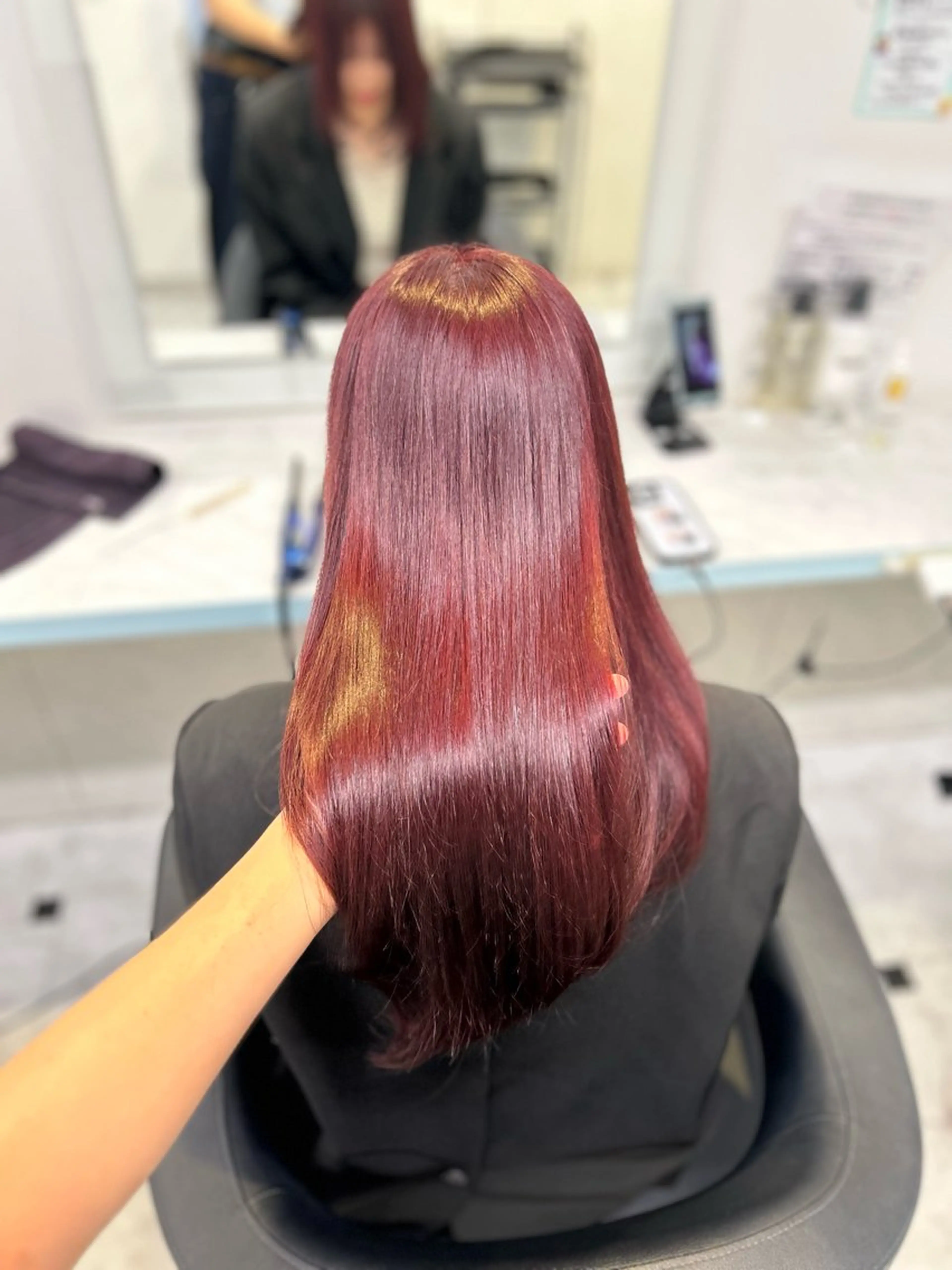 ロング ヘアカラー 🥀艶髪/似合わせ 暖色/まな🥀のヘアスタイル