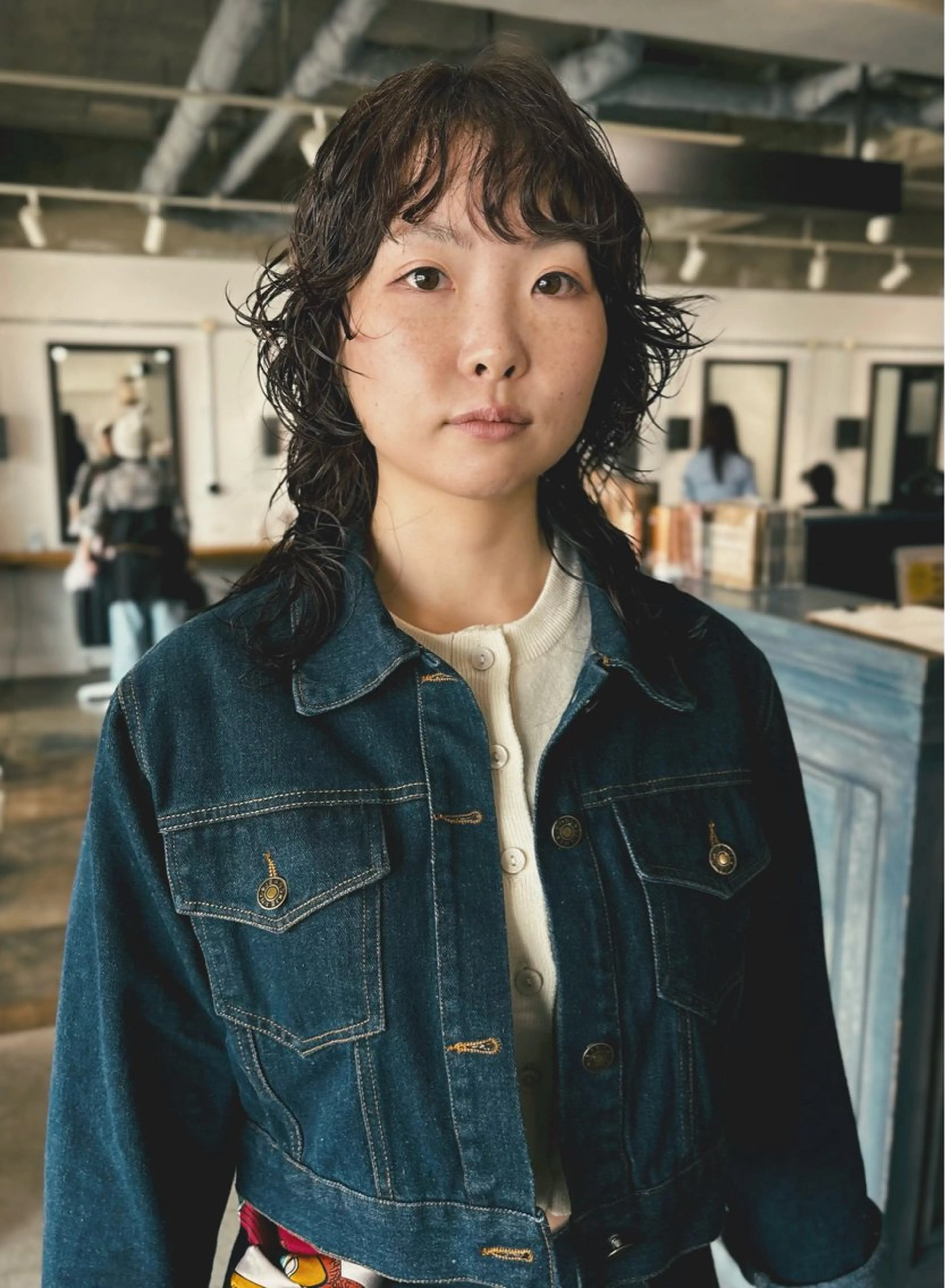 ミディアム パーマ ミディアムパーマ レイヤーカット カット パーマ トリートメント デザインパーマ 藤田和樹のヘアスタイル
