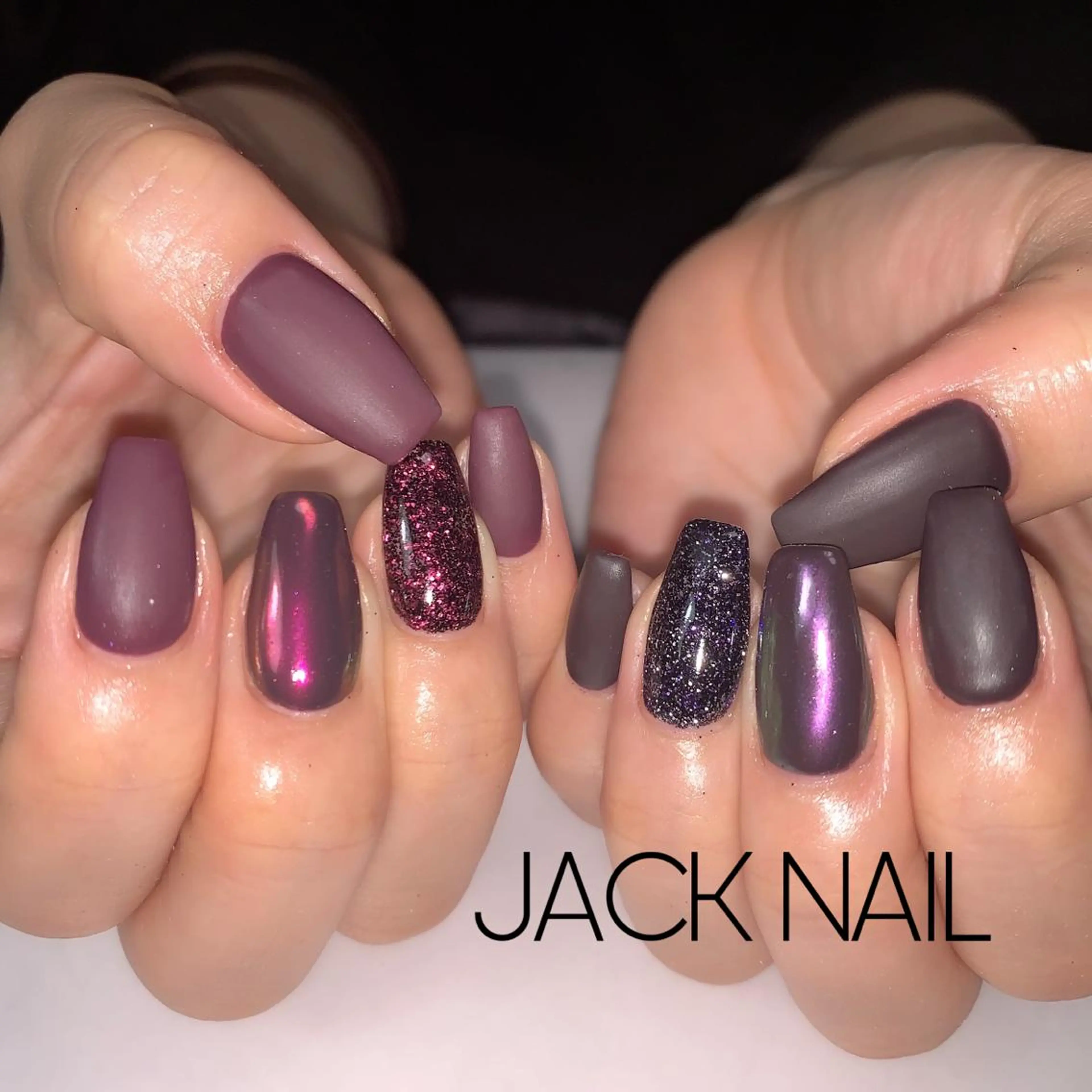 ネイル ハンドネイル JACK NAIL 💜Ayakaのネイルデザイン