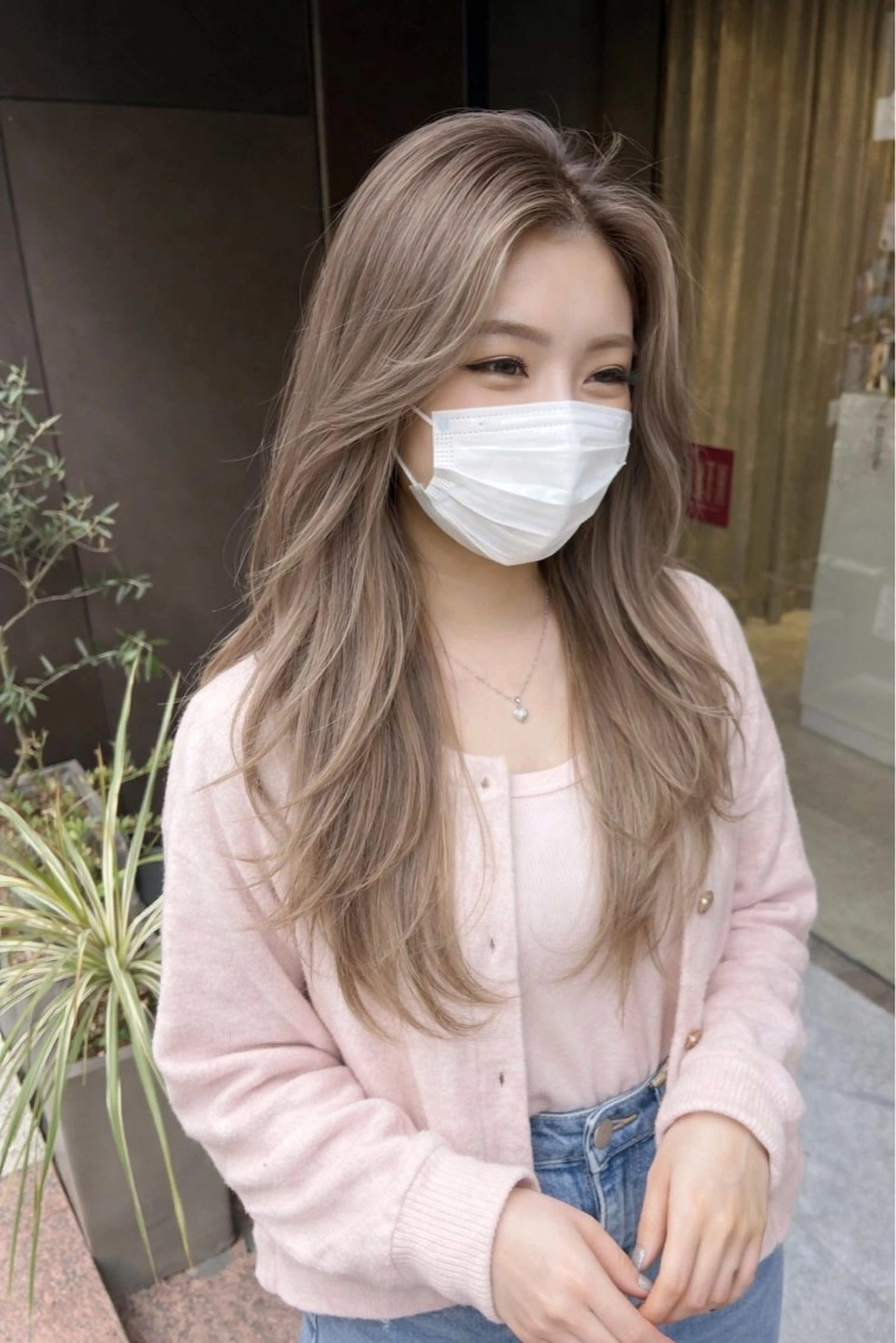 カラー 美髪矯正/髪質改善 /透明感ある艶カラーのヘアスタイル