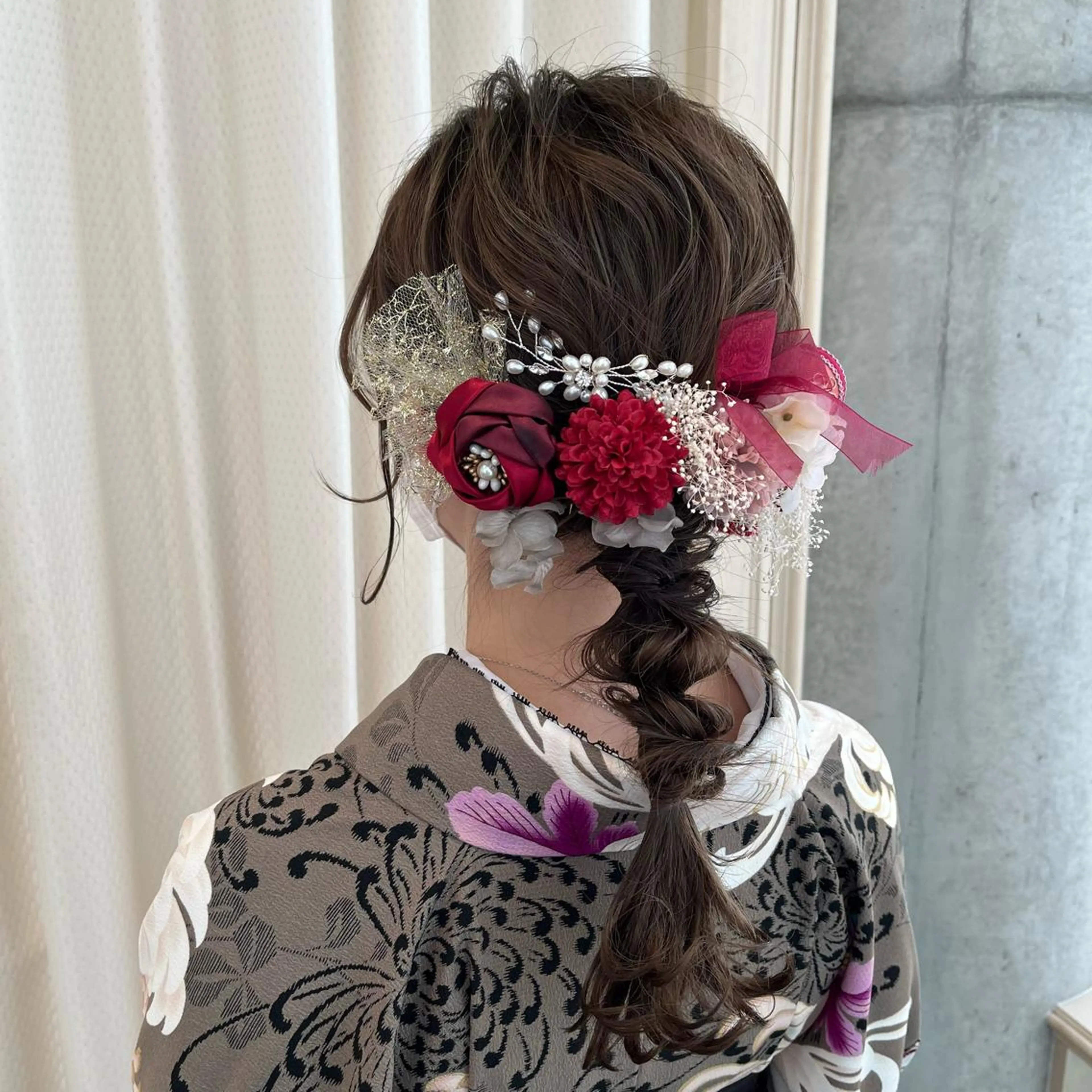 セミロング ヘアアレンジ サソウ ユリエ🥥のヘアスタイル