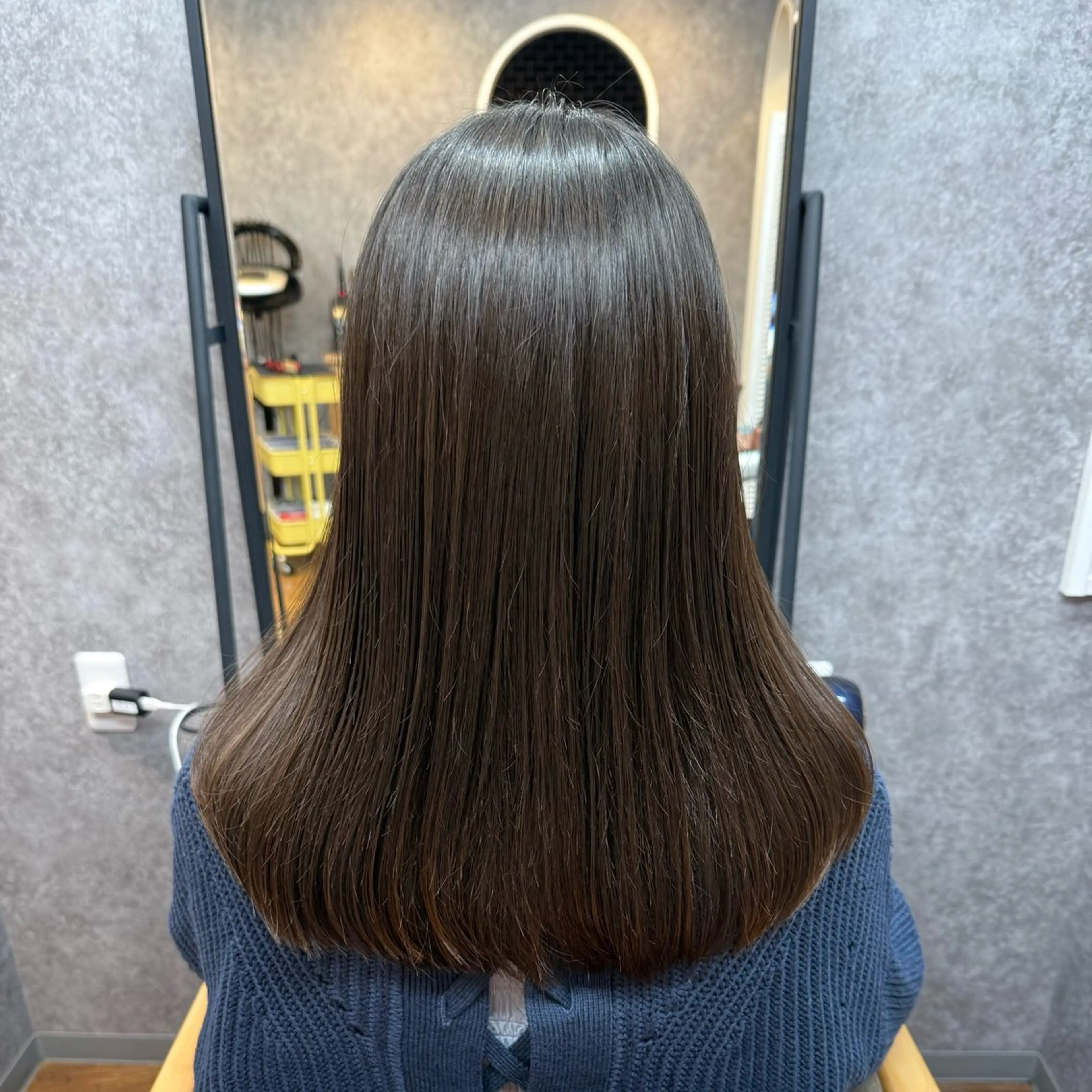 ロング 髪質改善 縮毛矯正 カット 縮毛矯正 トリートメント cocoa船橋🎀 naomiのヘアスタイル