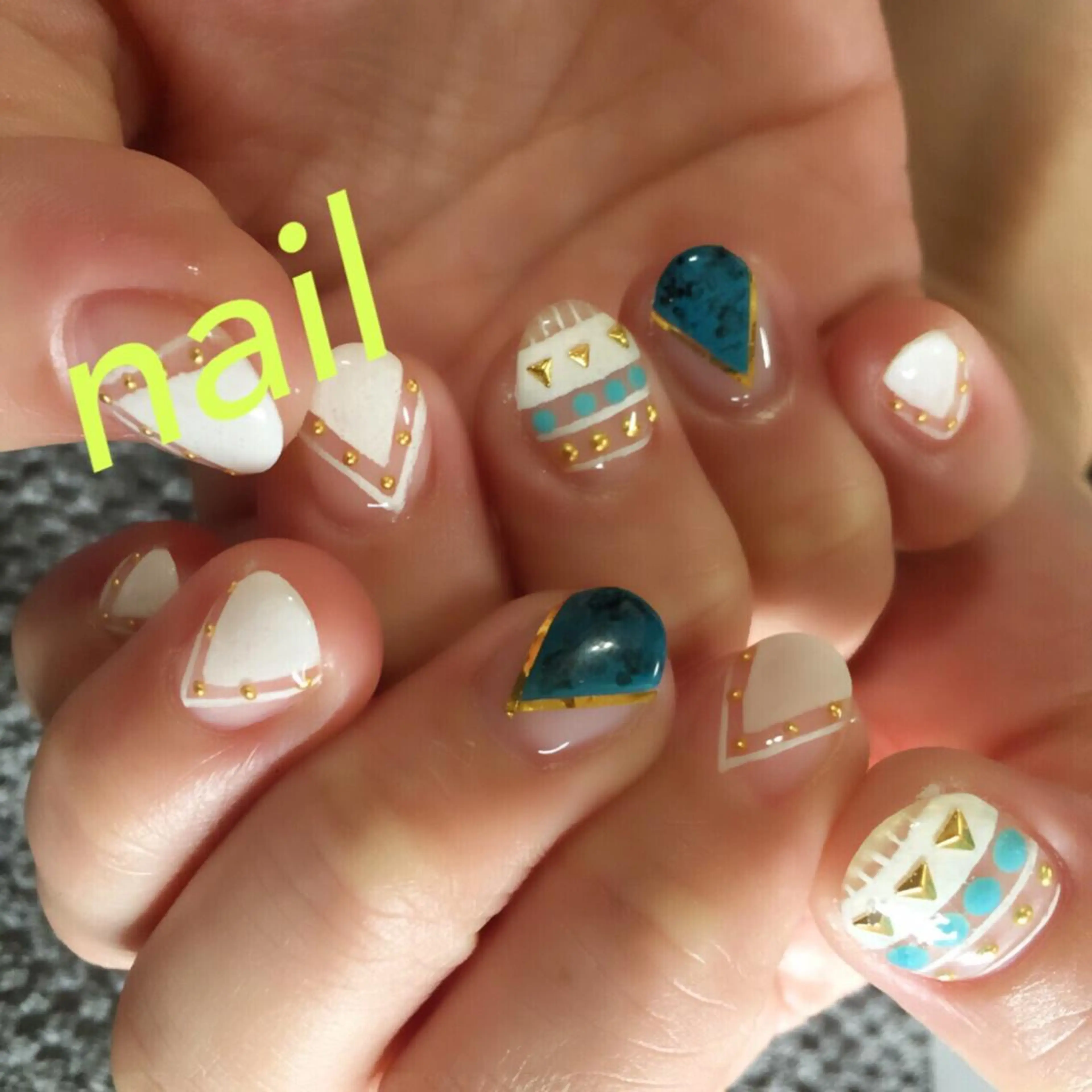 ネイル ツメトマツゲ .のネイルデザイン