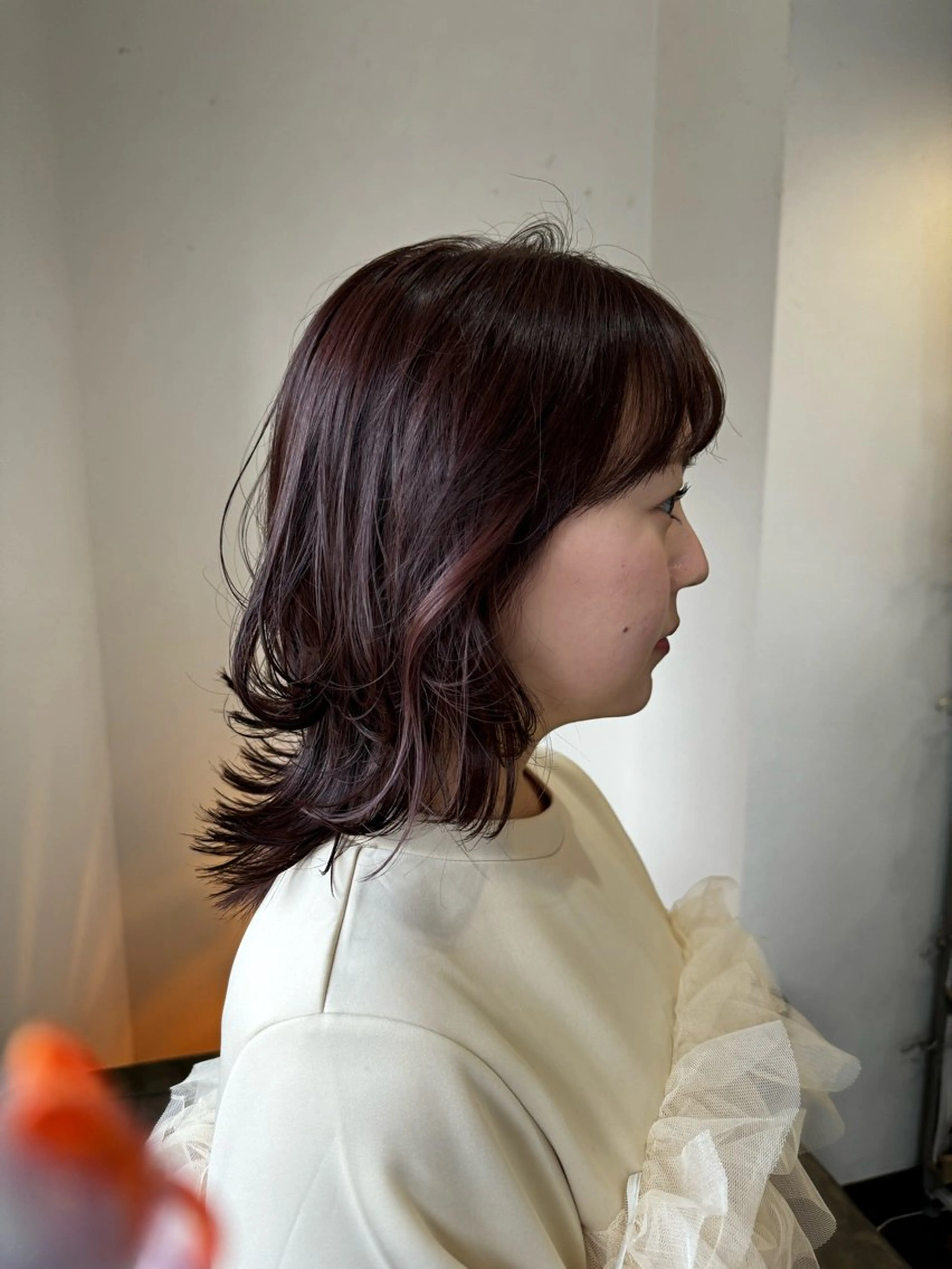 ミディアム カット ヘアカラー ヘッドスパ 六本松／レイヤー 美桜🌸mioのヘアスタイル