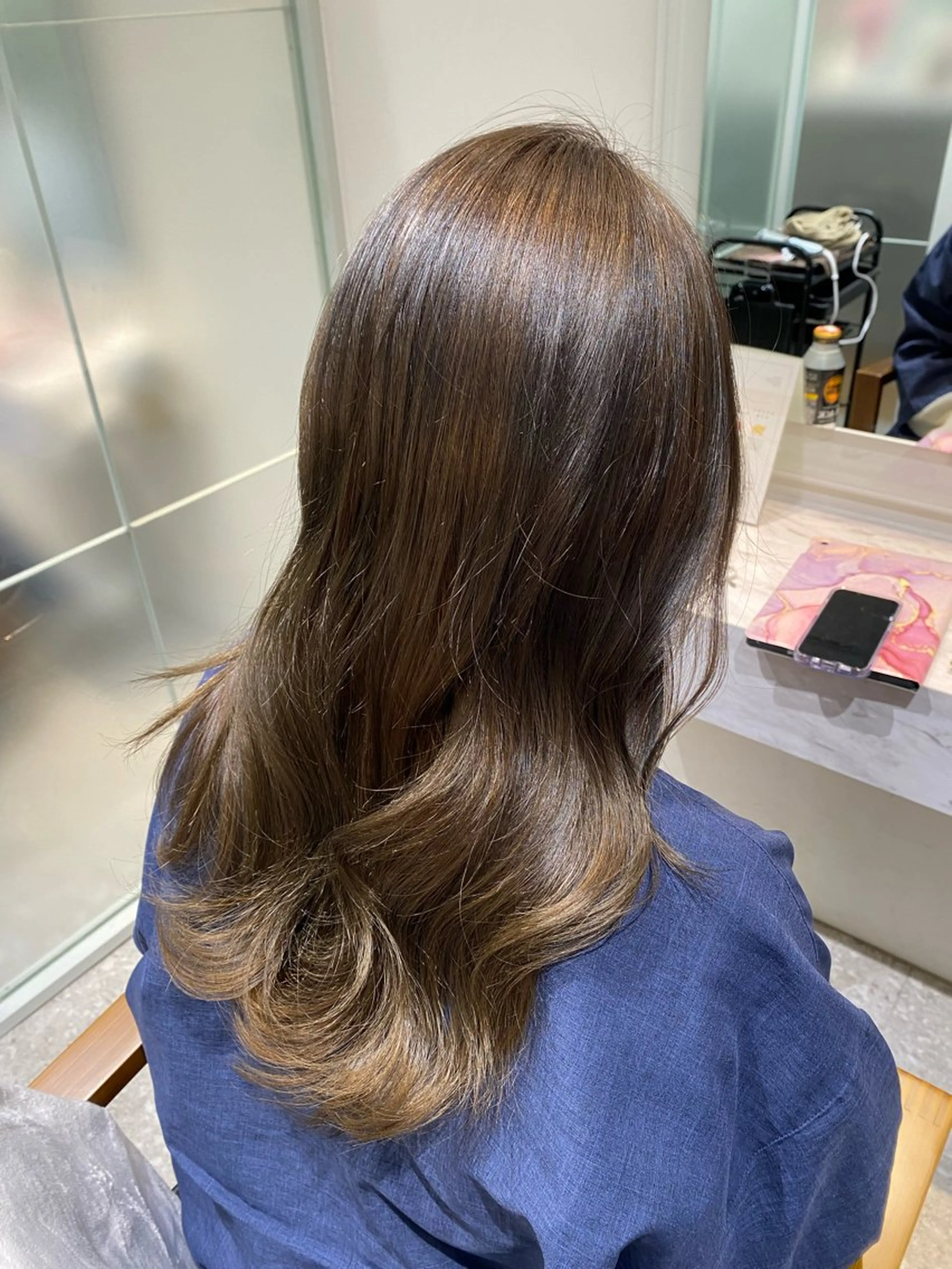 ロング カラー モテ艶カラー 🎖さえきはるかのヘアスタイル
